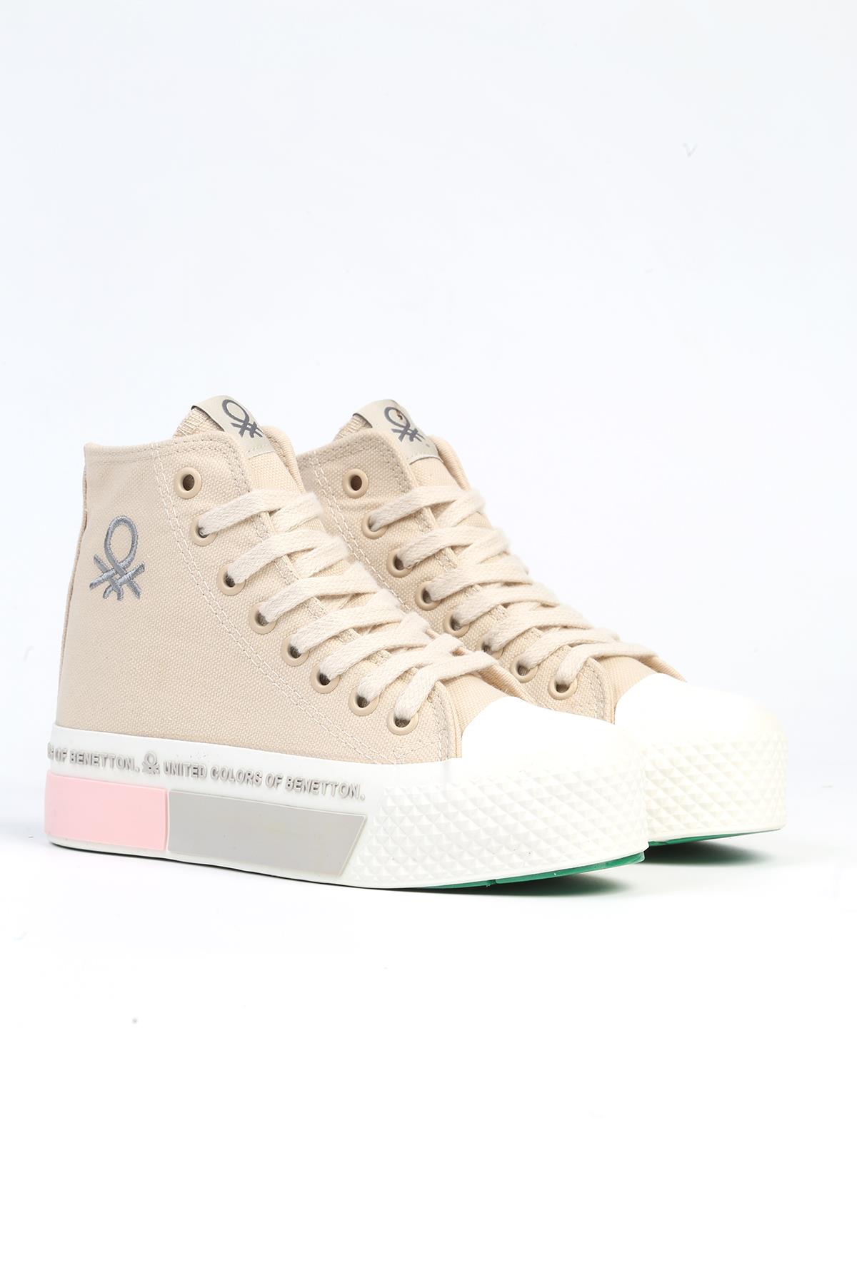 ® | BN-30942 - 3114 Bej - Kadın SPor Ayakkabı - Görsel 3