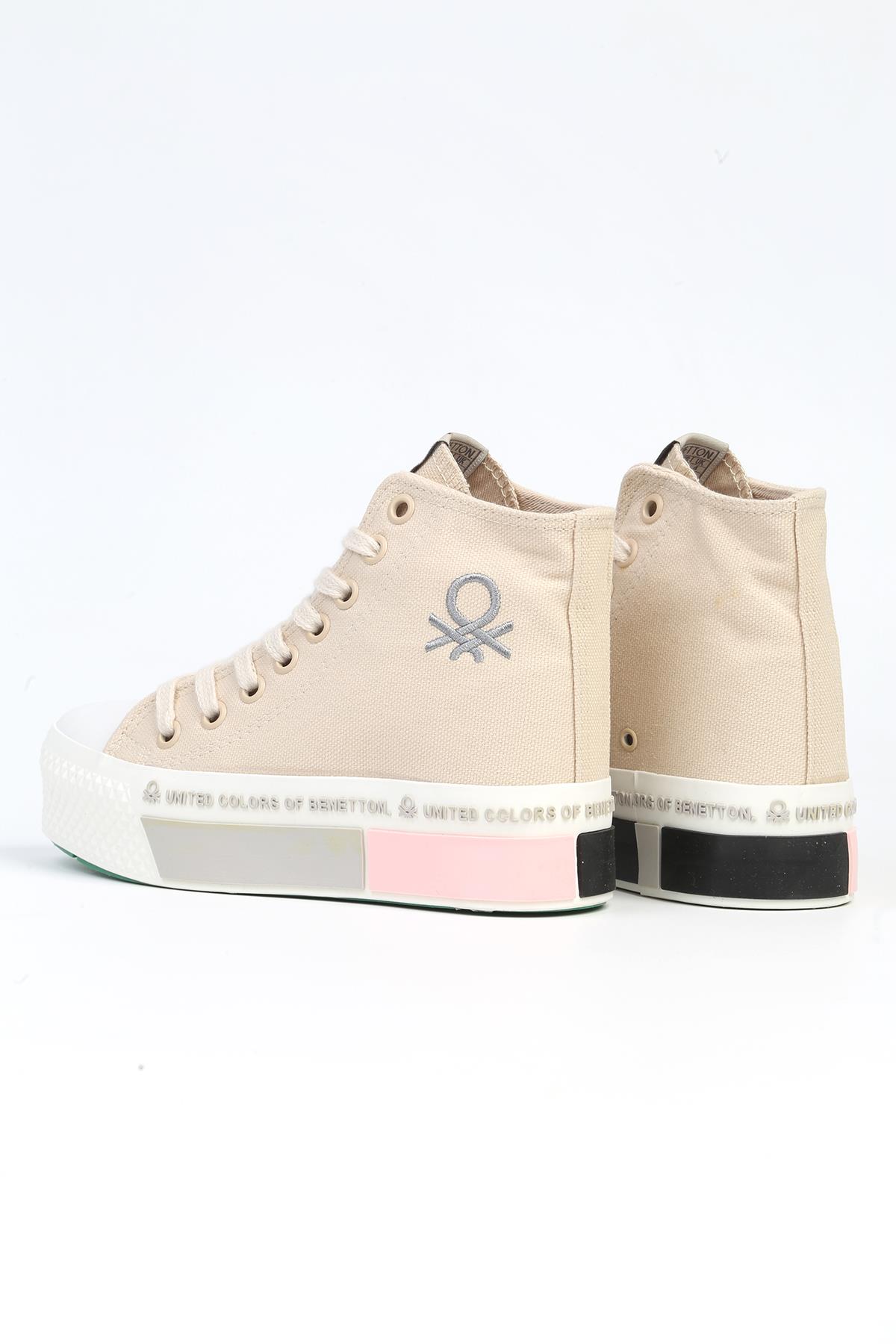 ® | BN-30942 - 3114 Bej - Kadın SPor Ayakkabı - Görsel 4