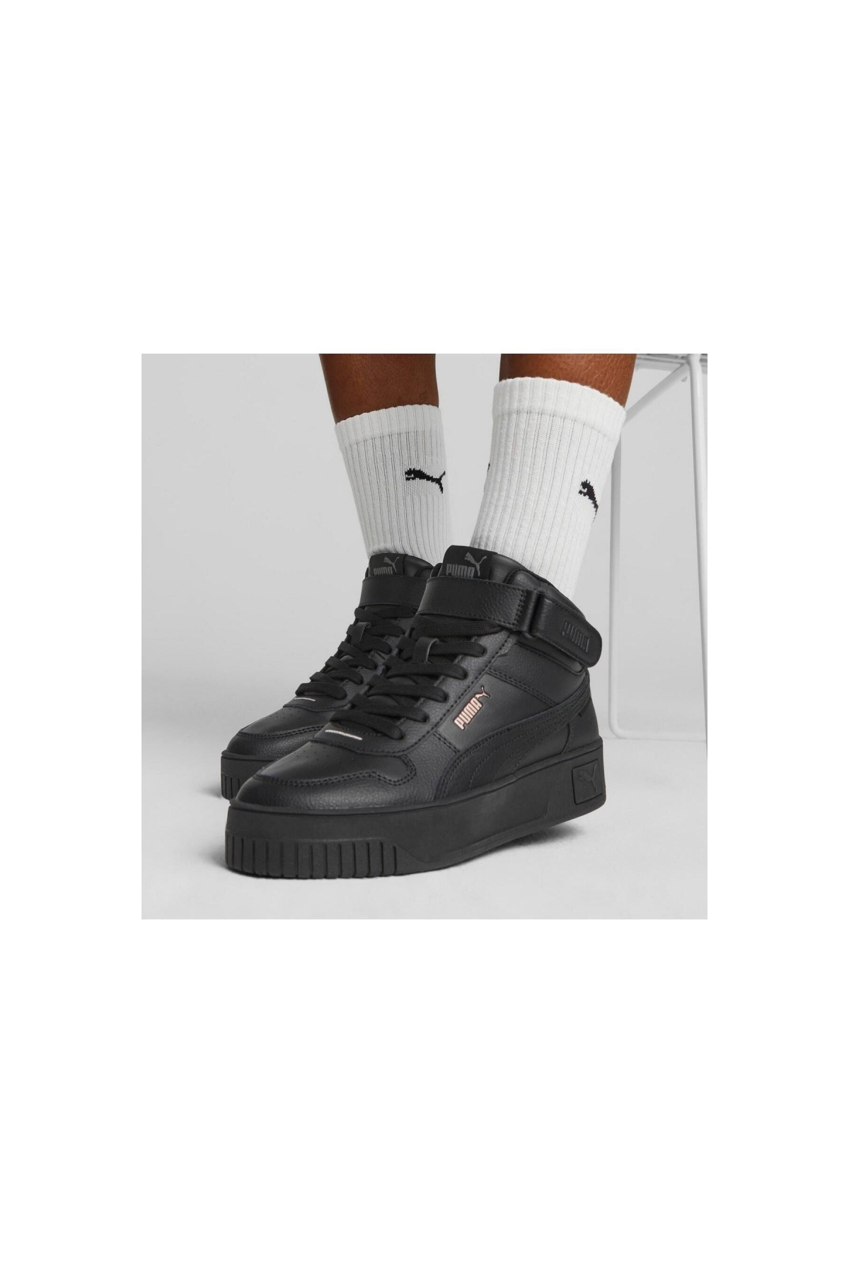 Puma Carina Street MID Kadın Siyah Spor Ayakkabı (392337-02) - Görsel 8