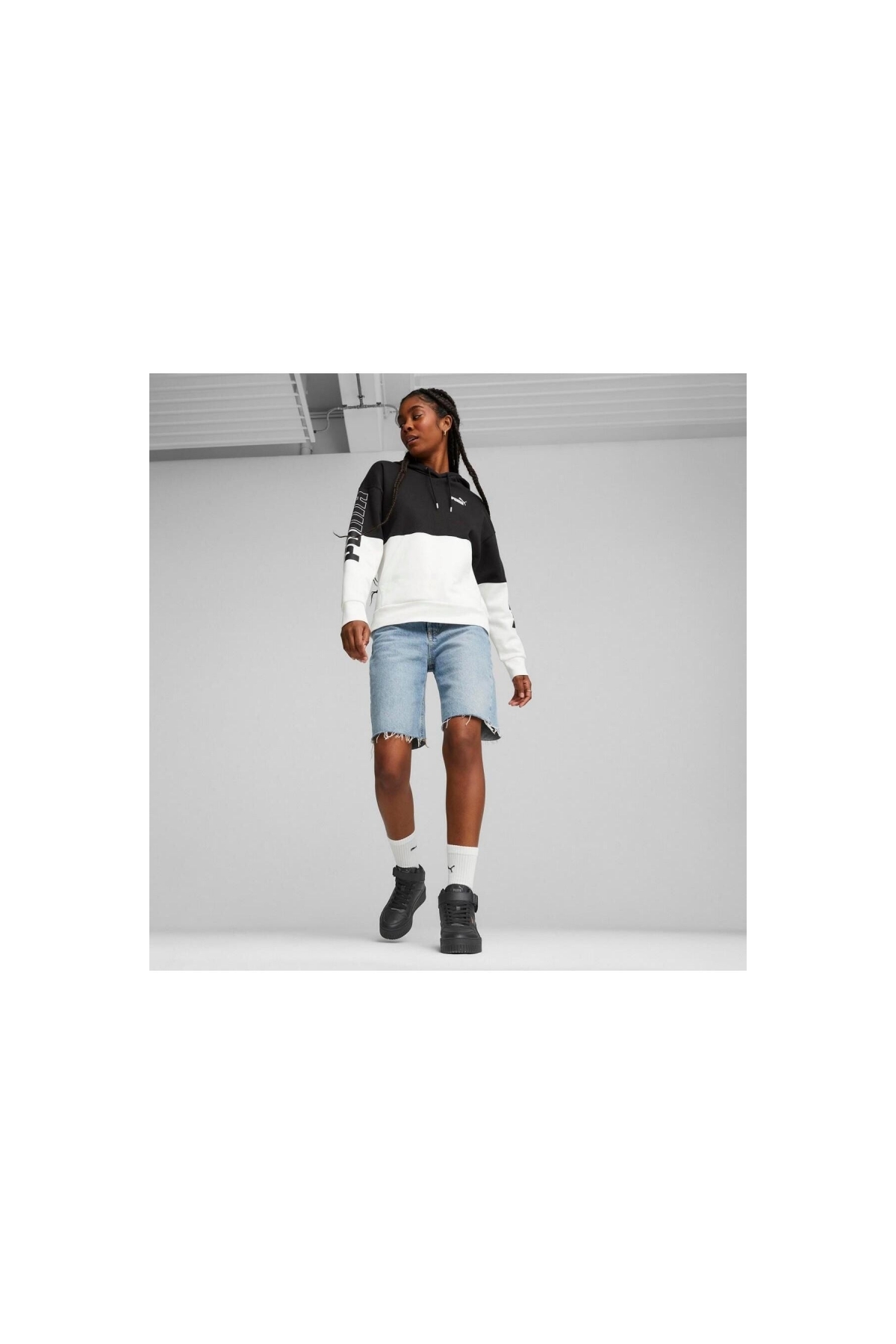 Puma Carina Street MID Kadın Siyah Spor Ayakkabı (392337-02) - Görsel 9