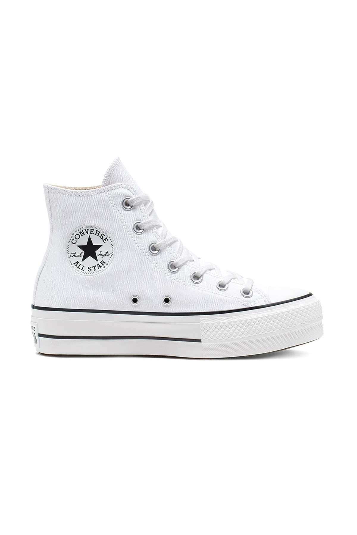 Chuck Taylor All Star Lift Hi Beyaz Spor Ayakkabı (560846C) - Görsel 2
