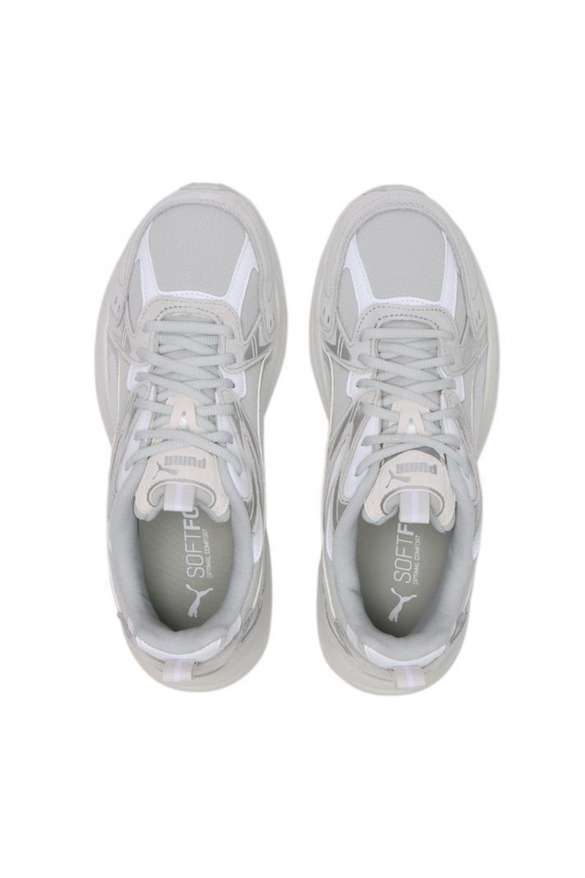 Milenio Tech Suede Kadın Gri Koşu Ayakkabısı (393489-02) - Görsel 5