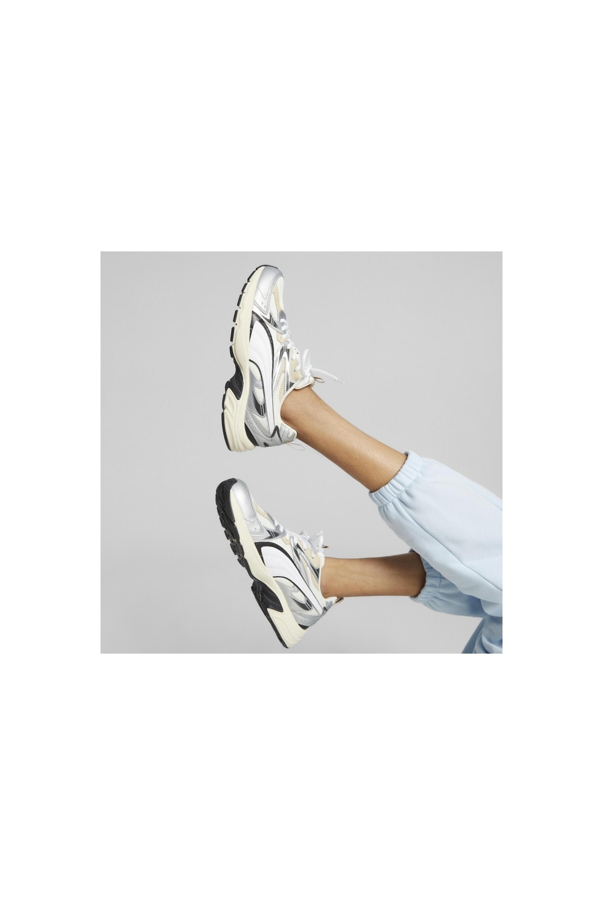 Milenio Tech Unisex Beyaz Spor Ayakkabı (392322-04) - Görsel 4