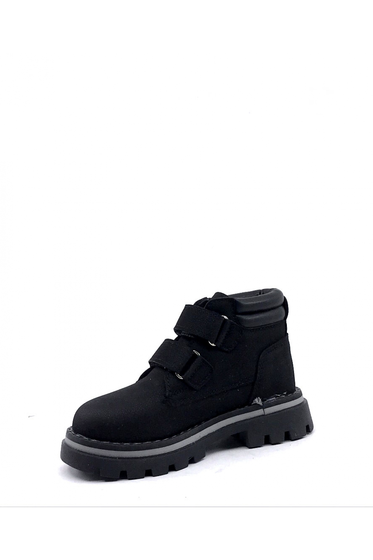 4532 Siyah Çırtlı Termo Taban Kışlık Erkek Çocuk Botu - Görsel 5