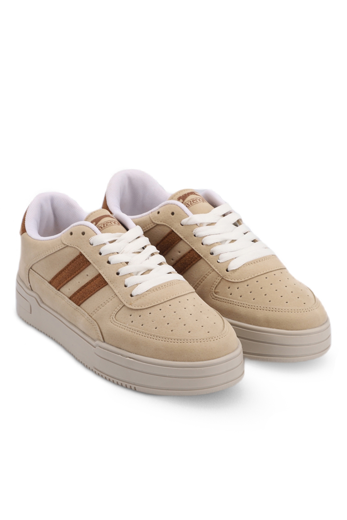 CAMP IN Sneaker Erkek Ayakkabı Bej - Görsel 3