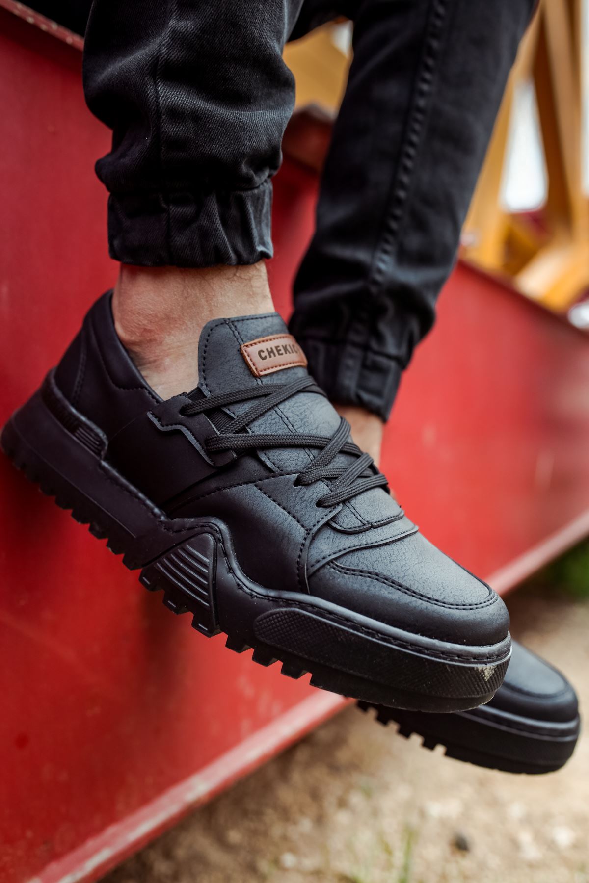 CH067 GST Warrem Erkek Ayakkabı SIYAH/SIYAH - Görsel 2