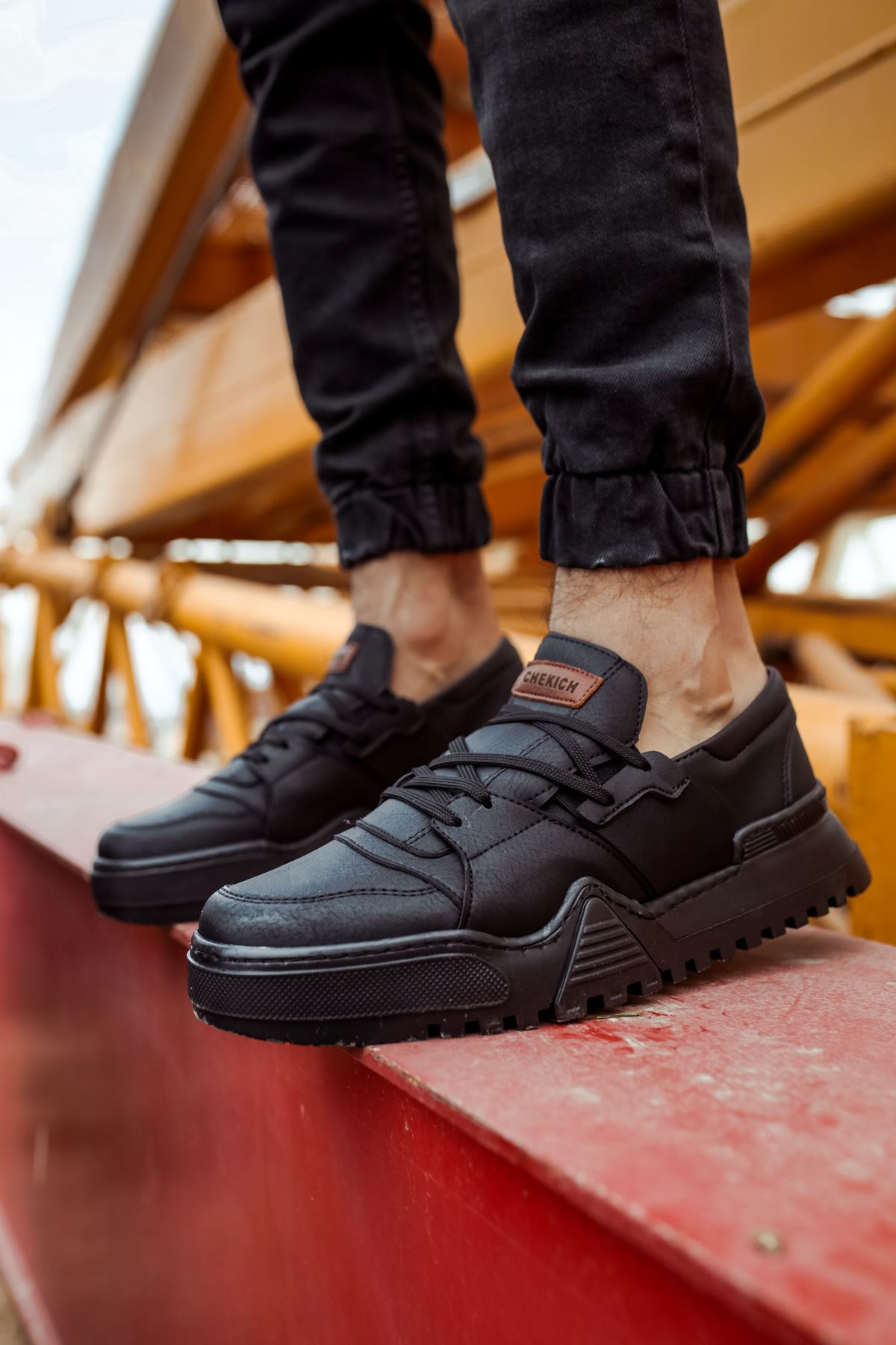 CH067 GST Warrem Erkek Ayakkabı SIYAH/SIYAH - Görsel 3