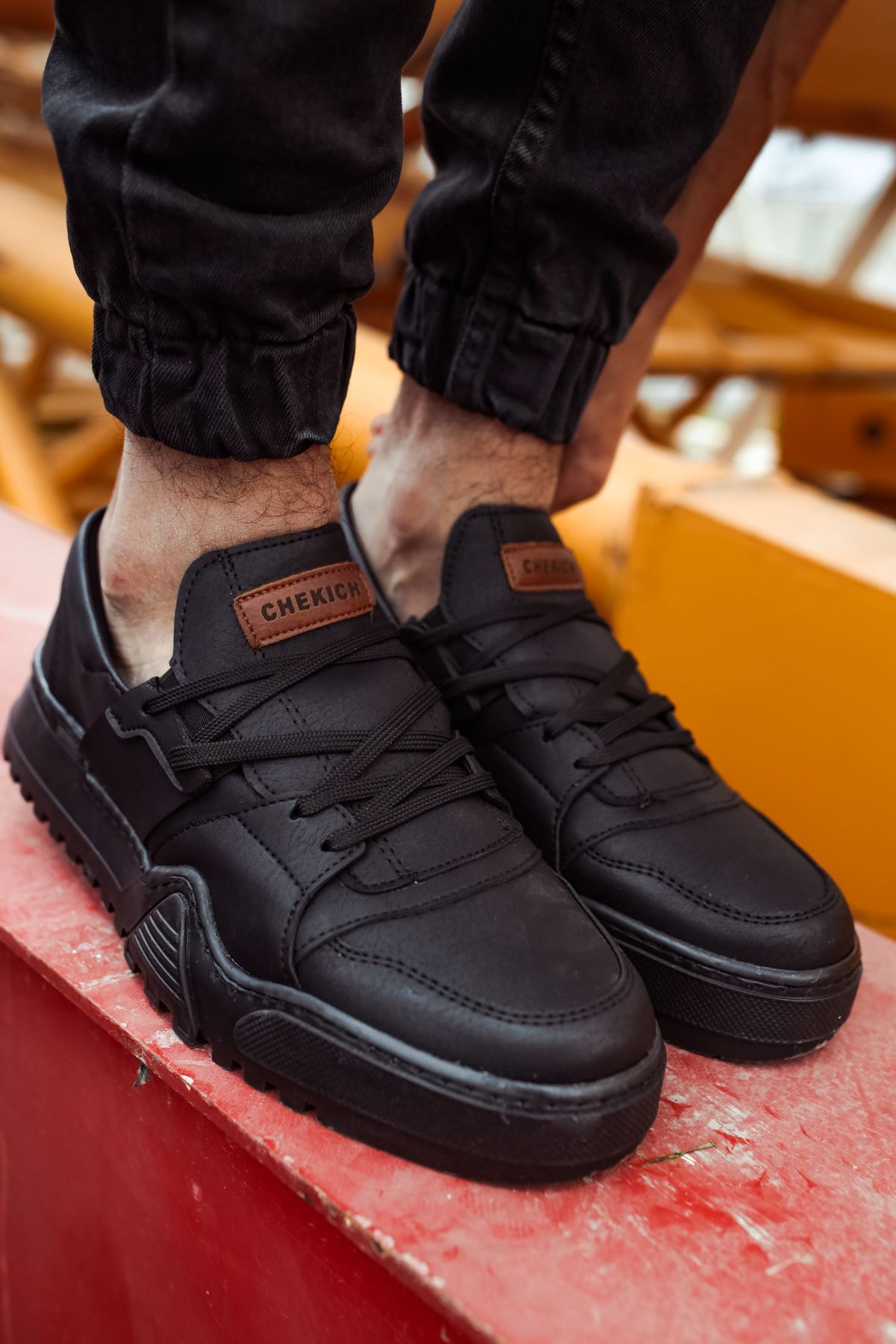 CH067 GST Warrem Erkek Ayakkabı SIYAH/SIYAH - Görsel 4