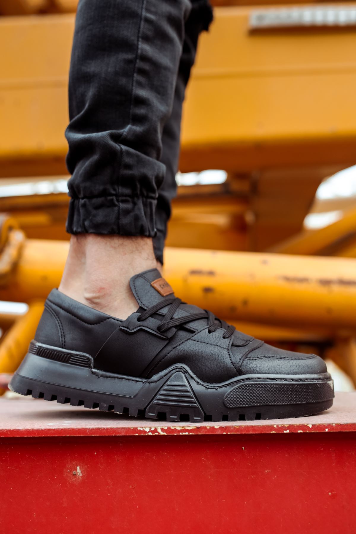 CH067 GST Warrem Erkek Ayakkabı SIYAH/SIYAH - Görsel 6