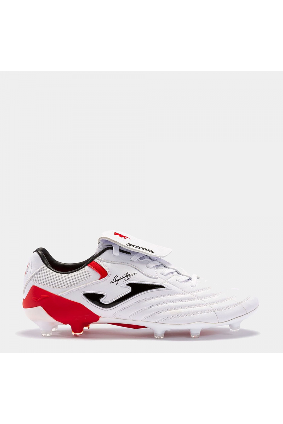 Erkek Futbol Maç Krampon Aguila Cup 2302 White Red Firm Ground Acus2302Fg