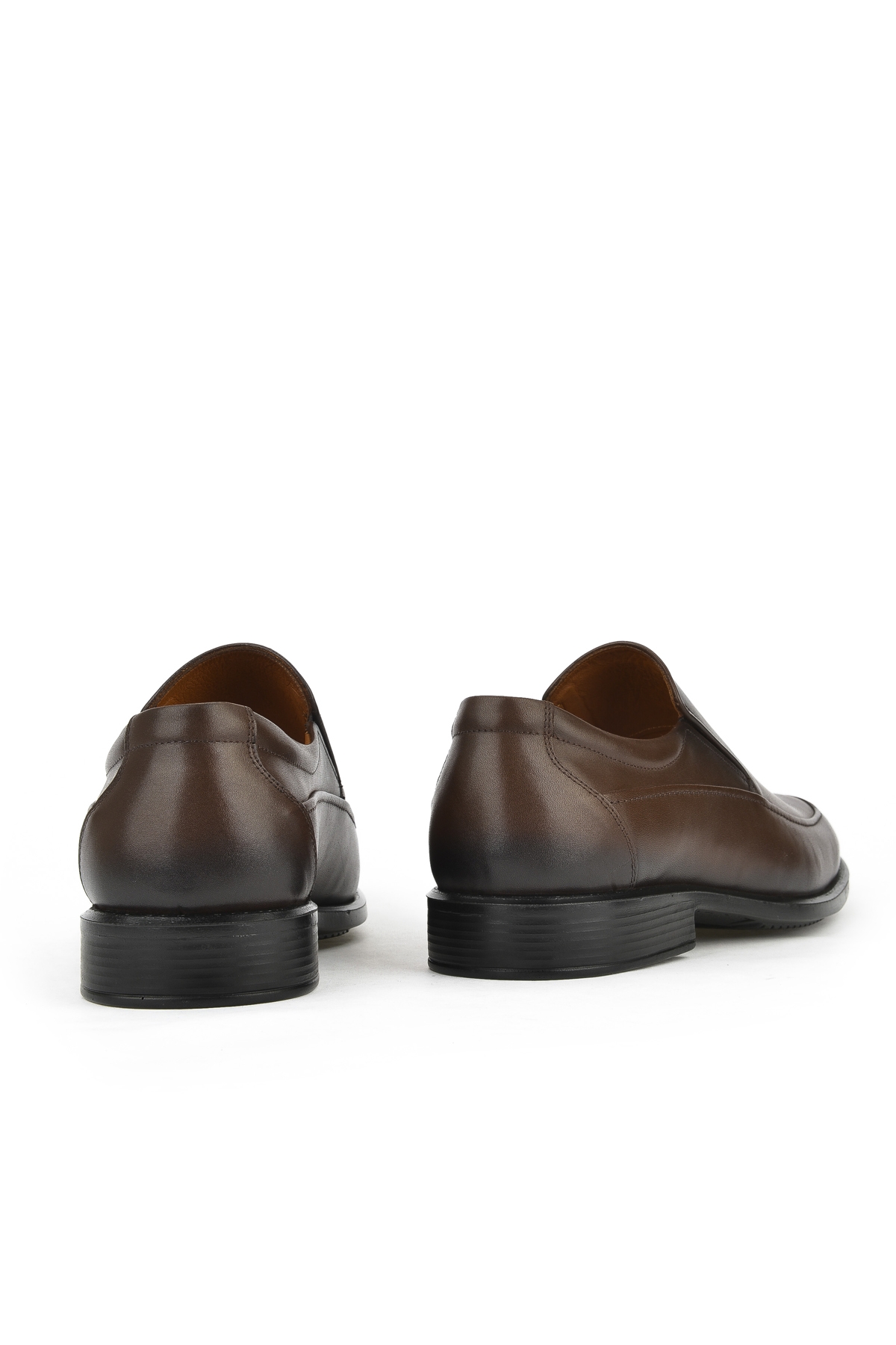 Erkek Hakiki Deri Büyük Numara Konfor Ayakkabı 133745Z1325 Kahve - Görsel 4