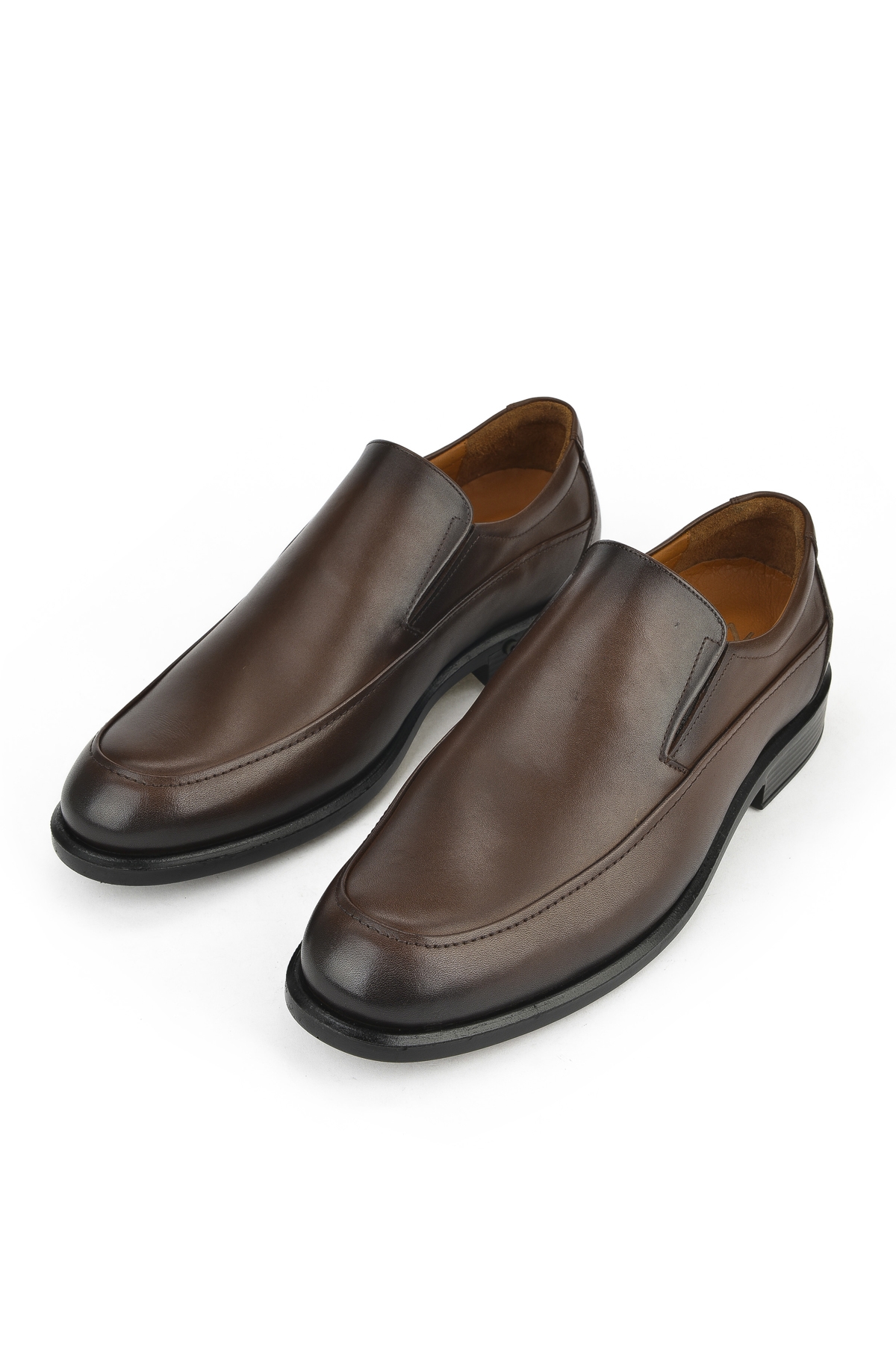 Erkek Hakiki Deri Büyük Numara Konfor Ayakkabı 133745Z1325 Kahve - Görsel 6
