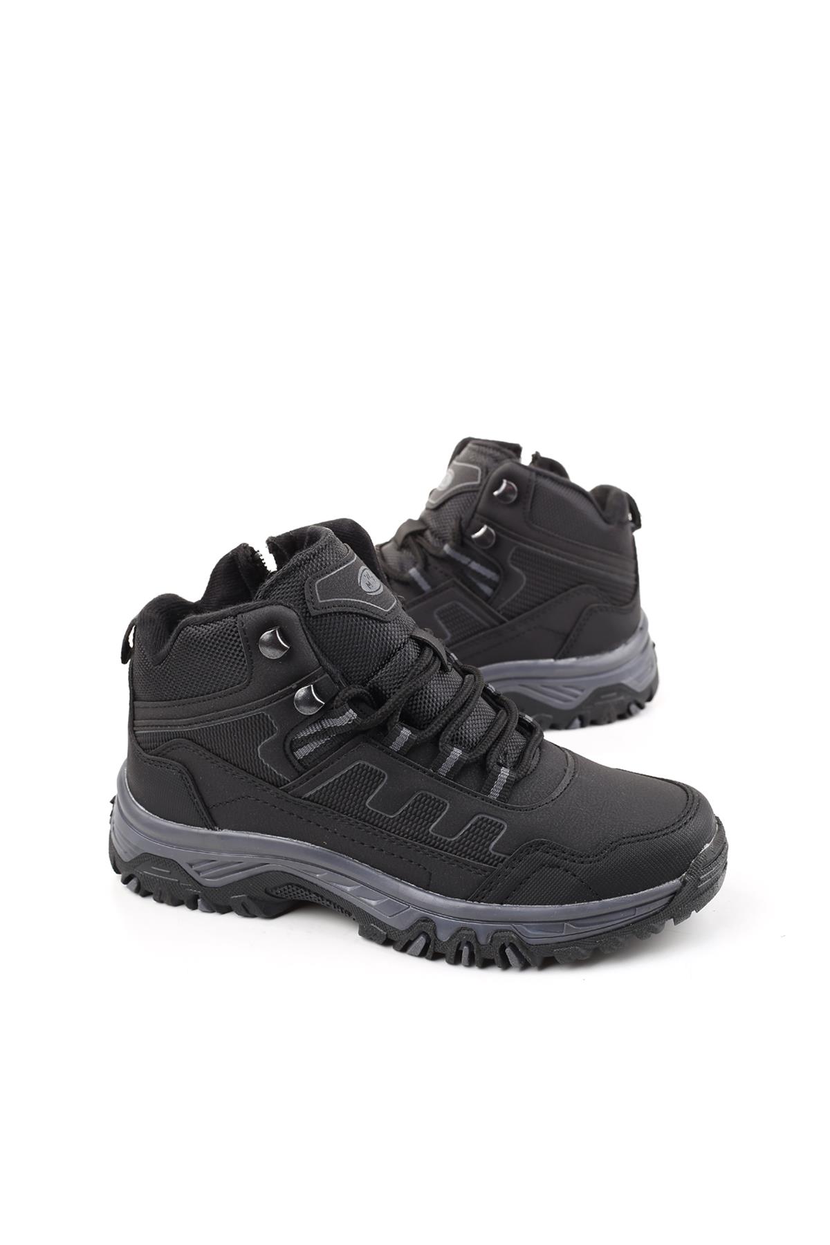 888 Kürklü Kaymaz Taban Erkek Çocuk Outdoor Bot - Görsel 3