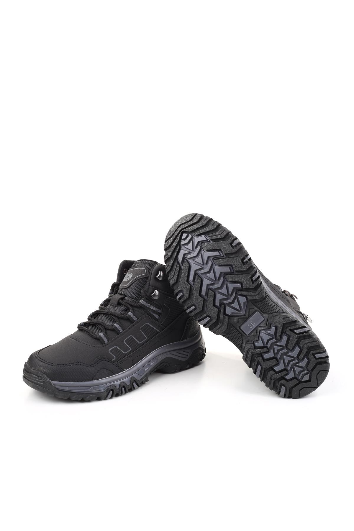 888 Kürklü Kaymaz Taban Erkek Çocuk Outdoor Bot - Görsel 6