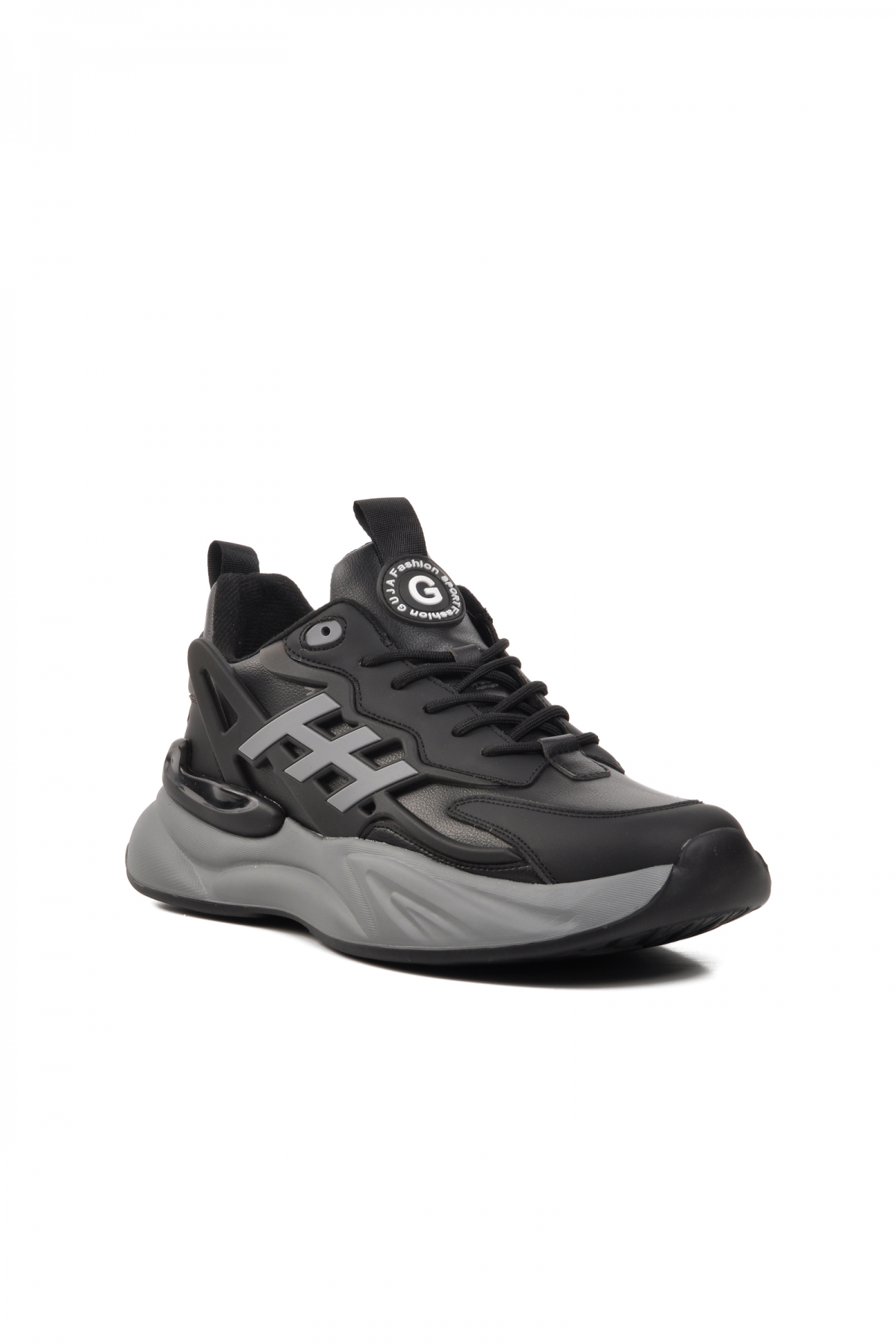 23K550 Siyah Erkek Spor Ayakkabı - Görsel 4