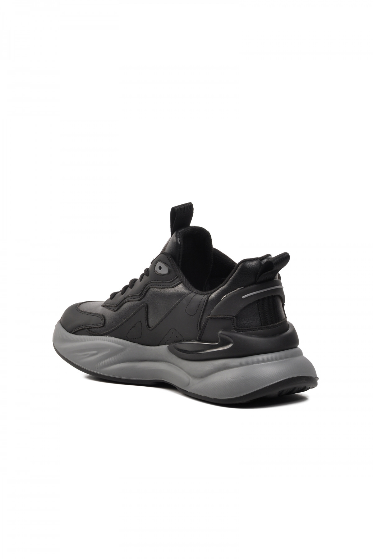 23K550 Siyah Erkek Spor Ayakkabı - Görsel 5