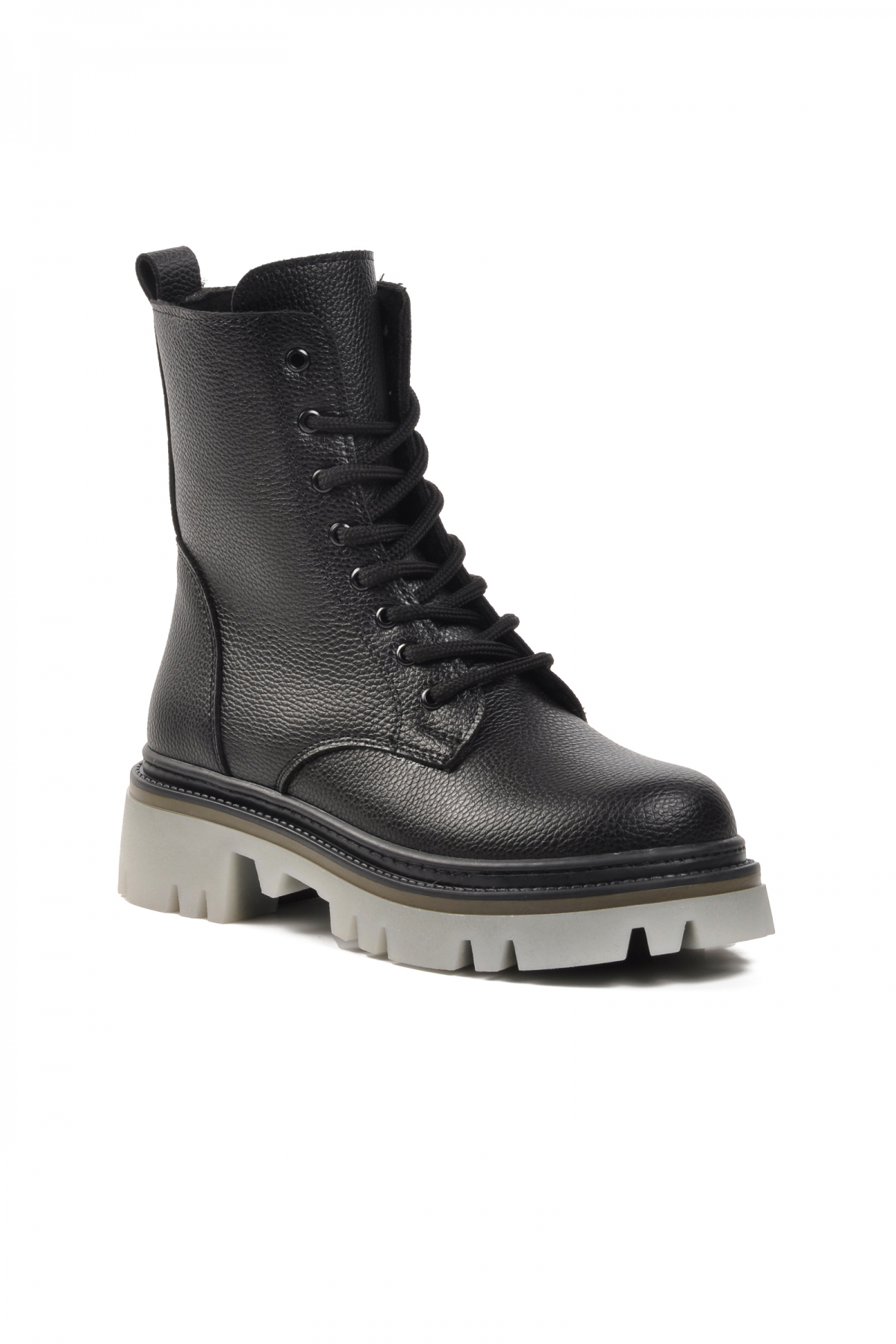 332086 Siyah İçi Polarlı Kadın Postal Bot - Görsel 4