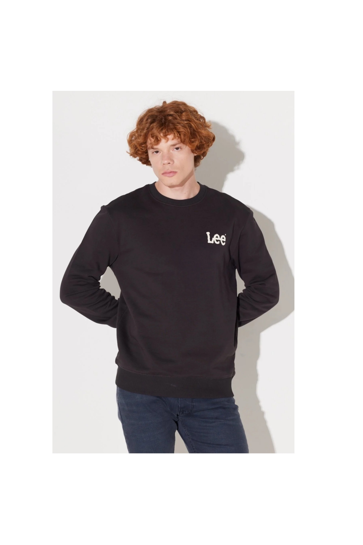 Erkek Bisiklet Yaka Sweatshirt