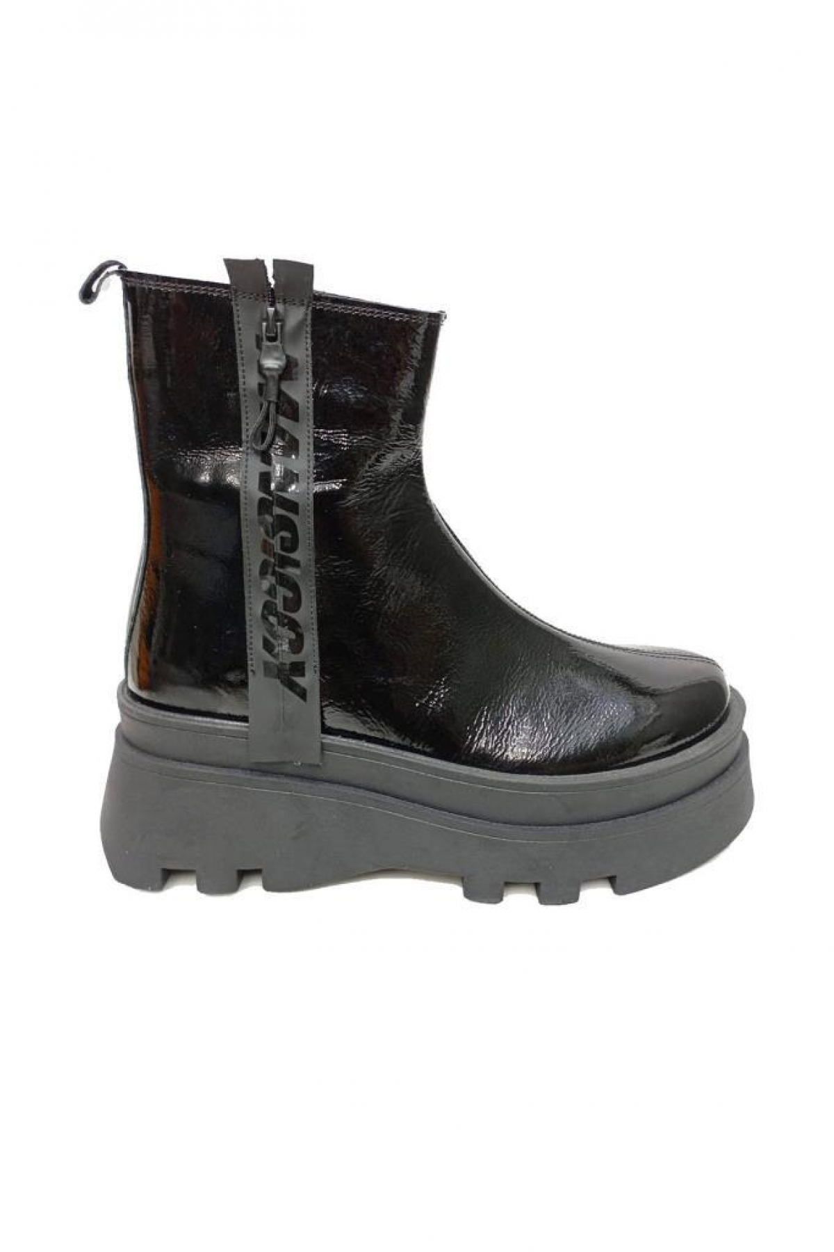 218301-285 Hakiki Rugan Deri Anatomik Kadın Bot - Görsel 4