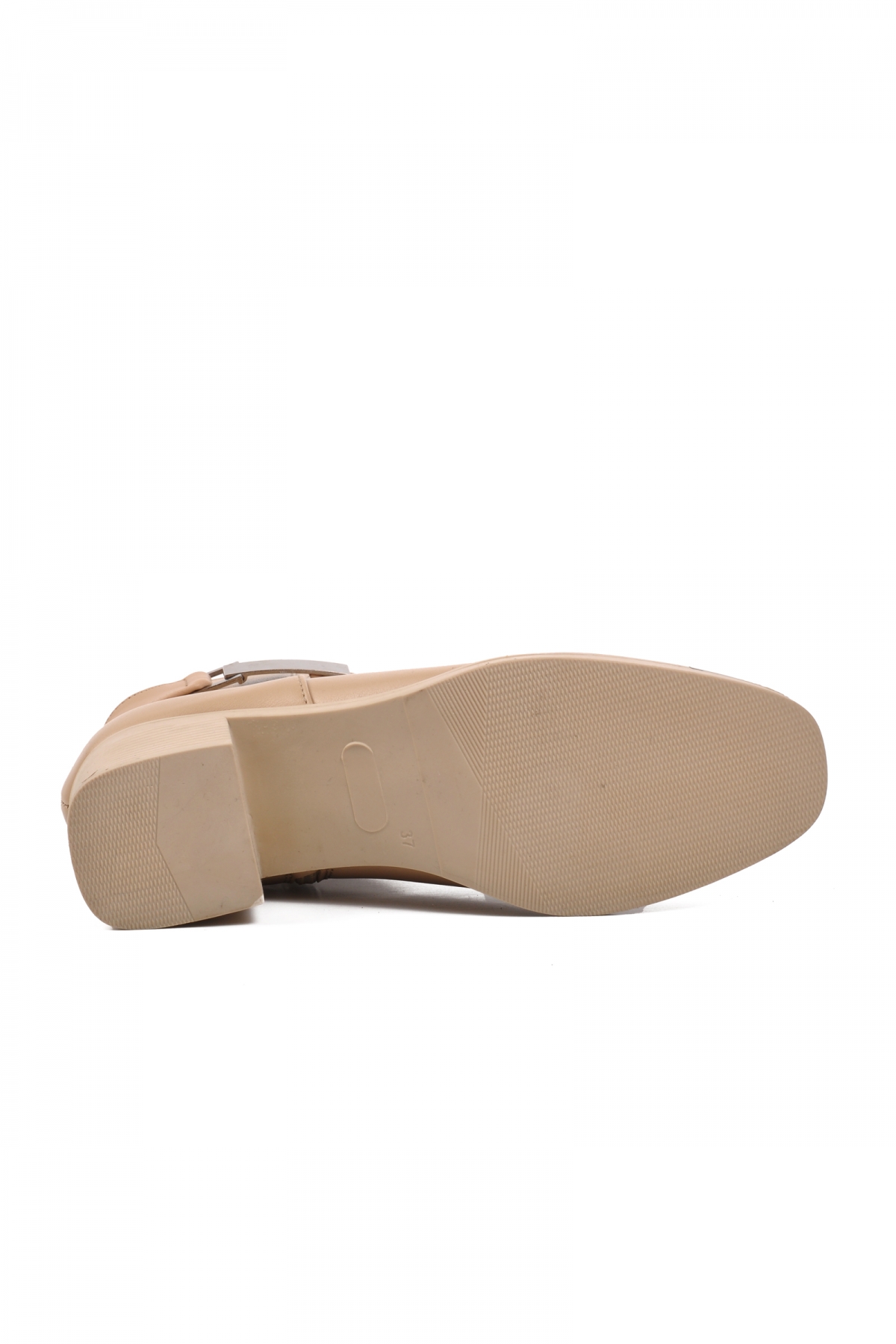 358093 Nude İçi Polarlı Kadın Topuklu Bot - Görsel 6