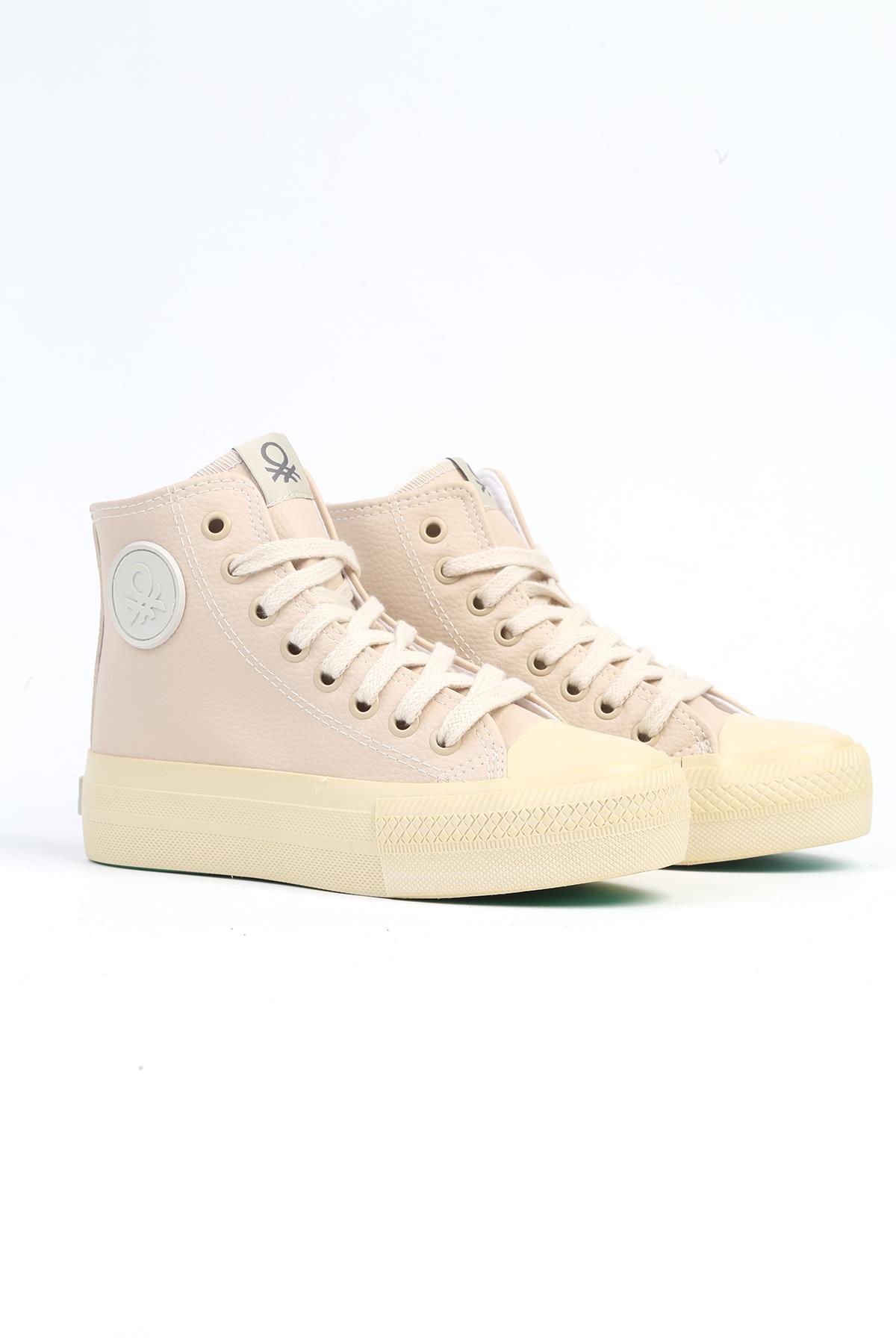 ® | BN-31130 - Bej-Kadın Spor Ayakkabı - Görsel 3