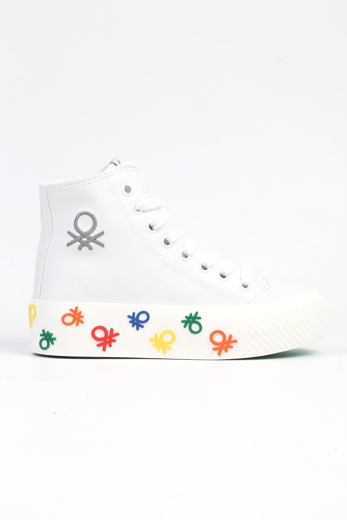 ® | BN-31128 - Beyaz-Kadın Spor Ayakkabı - Görsel 2