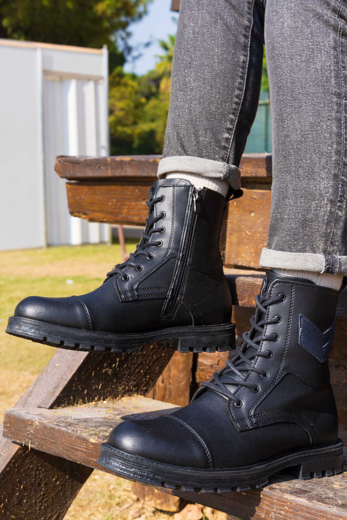 WALK 3PR Siyah Erkek Postal - Görsel 9