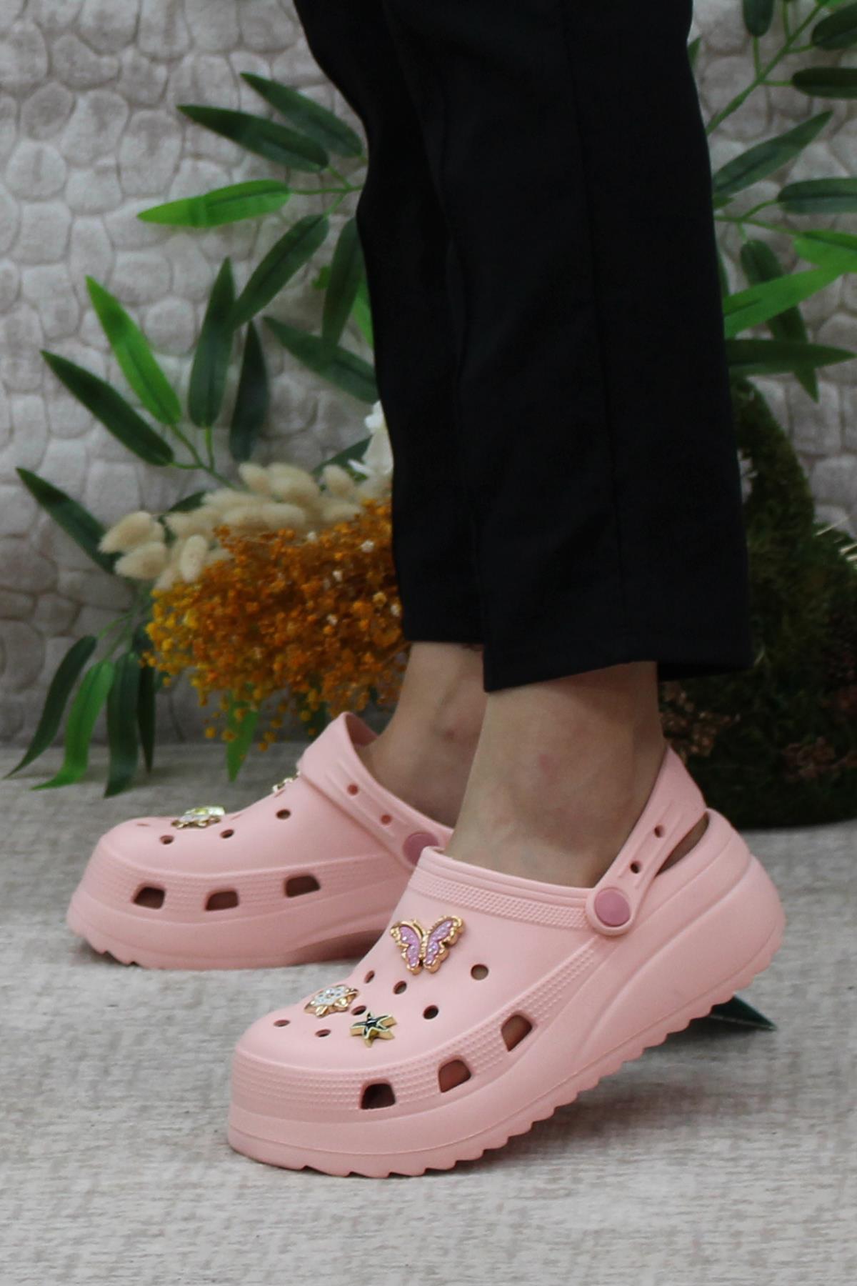 EZZ0129 Plaj Deniz Havuz Terliği Hafif Rahat Esnek Kadın Terlik - Görsel 4