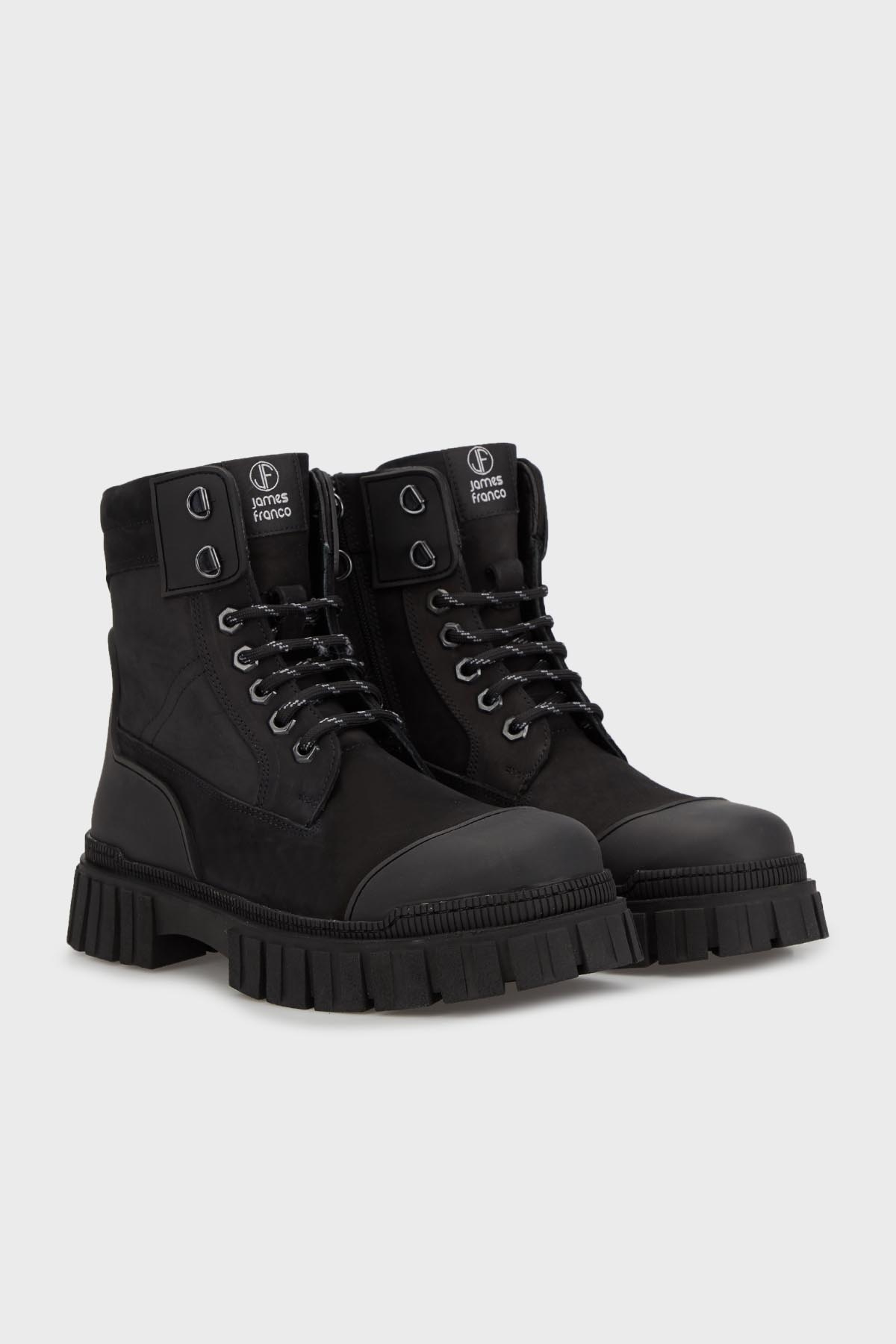 James &amp; Franco Erkek Bot 5409312T SİYAH - Görsel 4