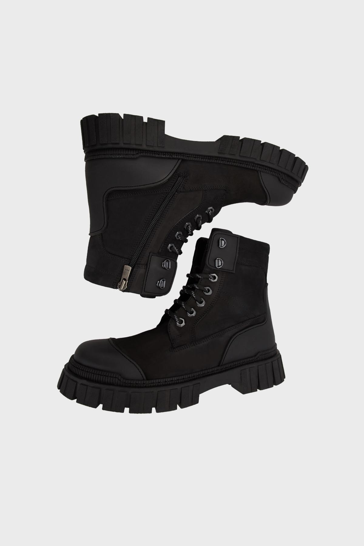 James &amp; Franco Erkek Bot 5409312T SİYAH - Görsel 6