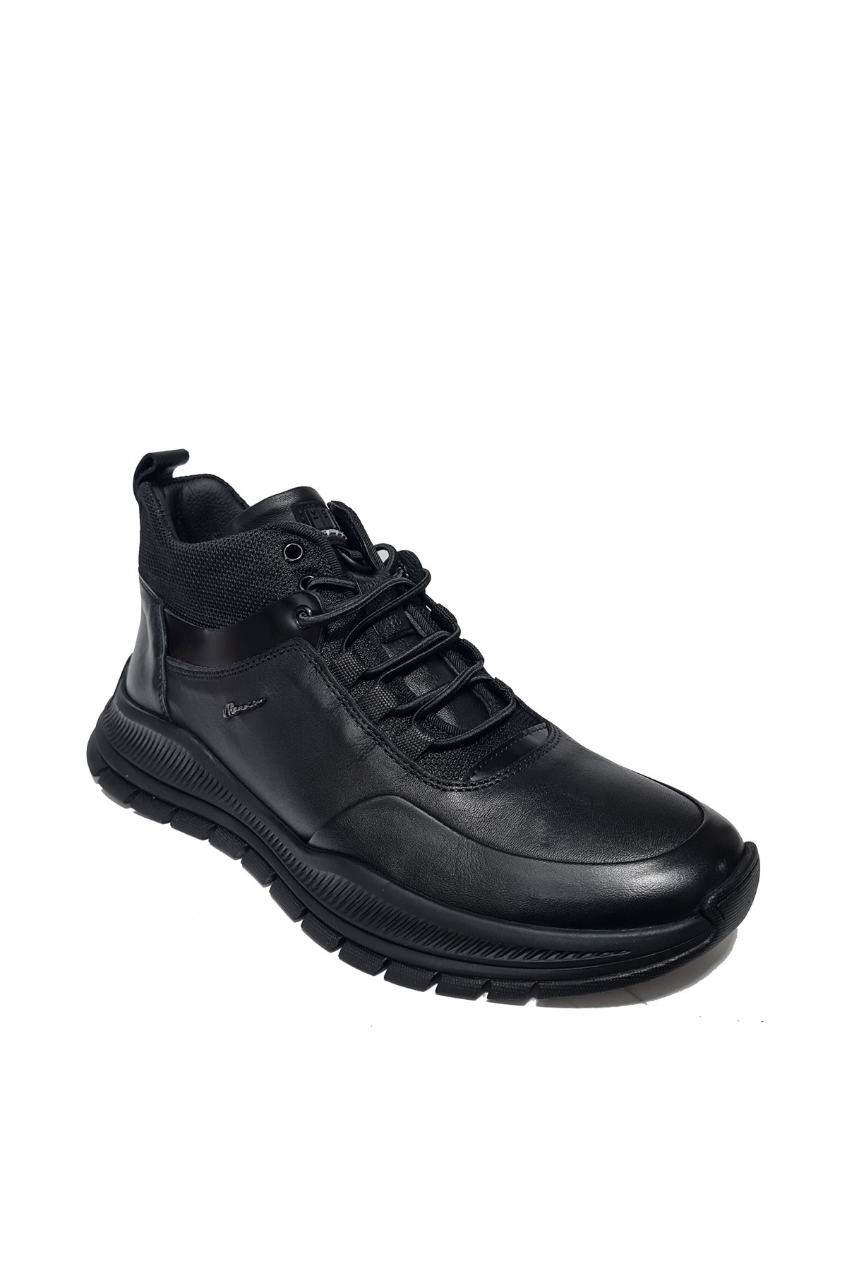 Boğazı Paraşüt Lastik Bağlı Hakiki Deri Rahat Erkek Bot 18006 - Görsel 3