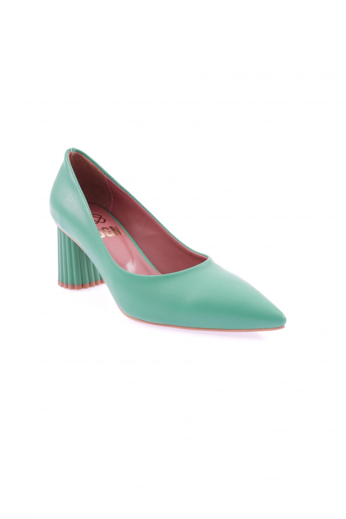 360 Sivri Burun Parmak Dekolteli Kisa Topuklu Ayakkabi - Görsel 3