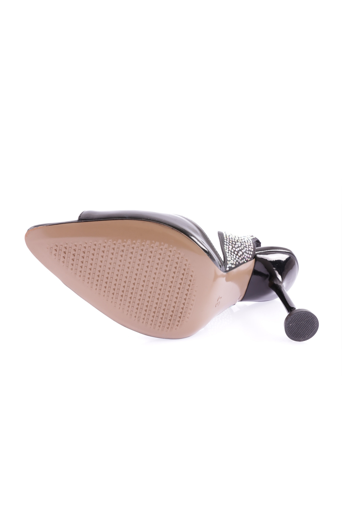 02-23Y Kadin Silver Taşli Kadeh Topuklu Ayakkabi - Görsel 6