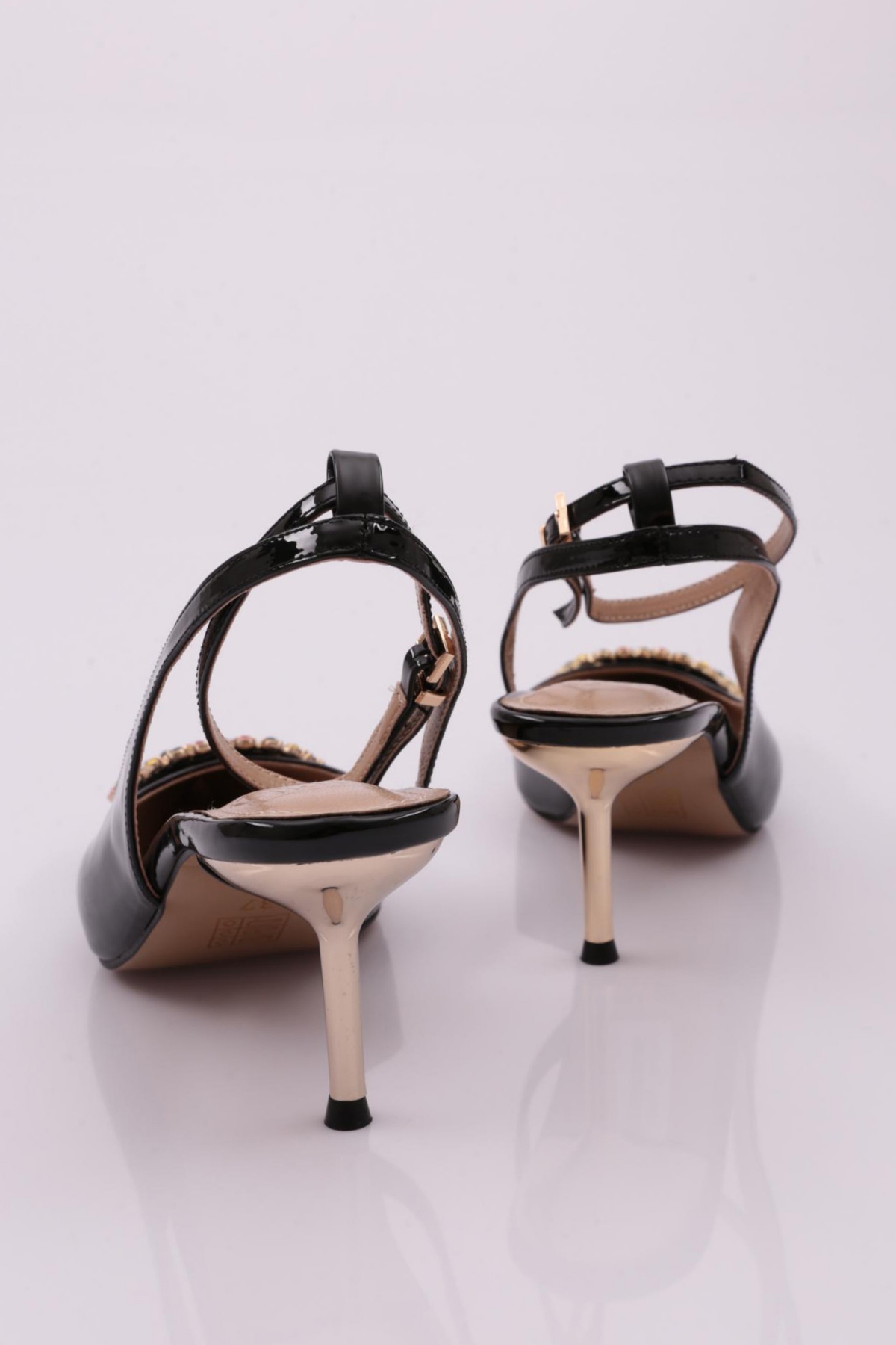 1772 Kadin Topuklu Ayakkabi - Görsel 4