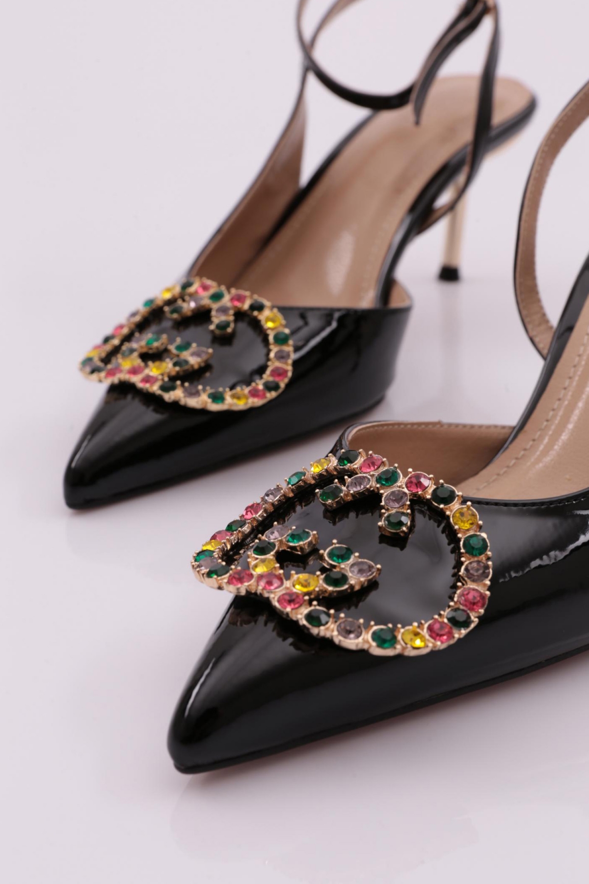 1772 Kadin Topuklu Ayakkabi - Görsel 5