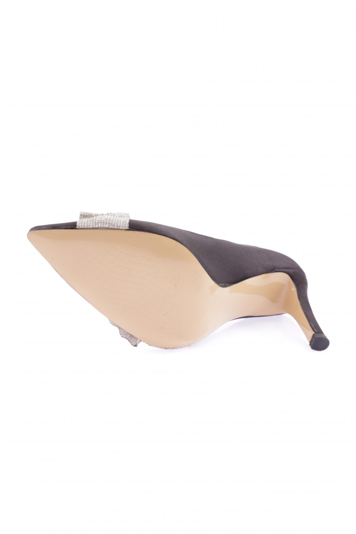 Pm450-K032-23Y Kadin Silver Taşli Topuklu Ayakkabi - Görsel 6