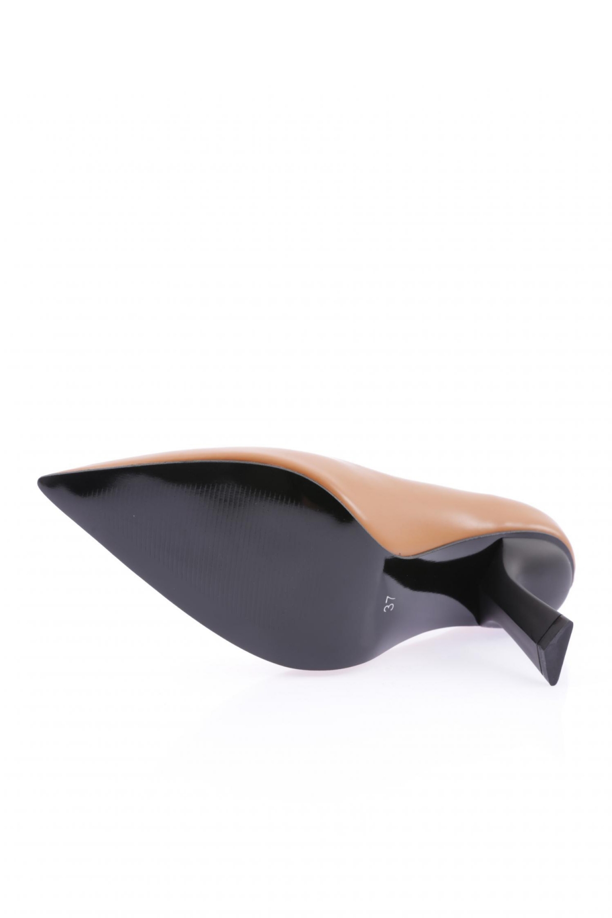 K6000 Kadin Sivri Burun Aksesuarli Parmak Dekolteli Topuklu Ayakkabi - Görsel 6