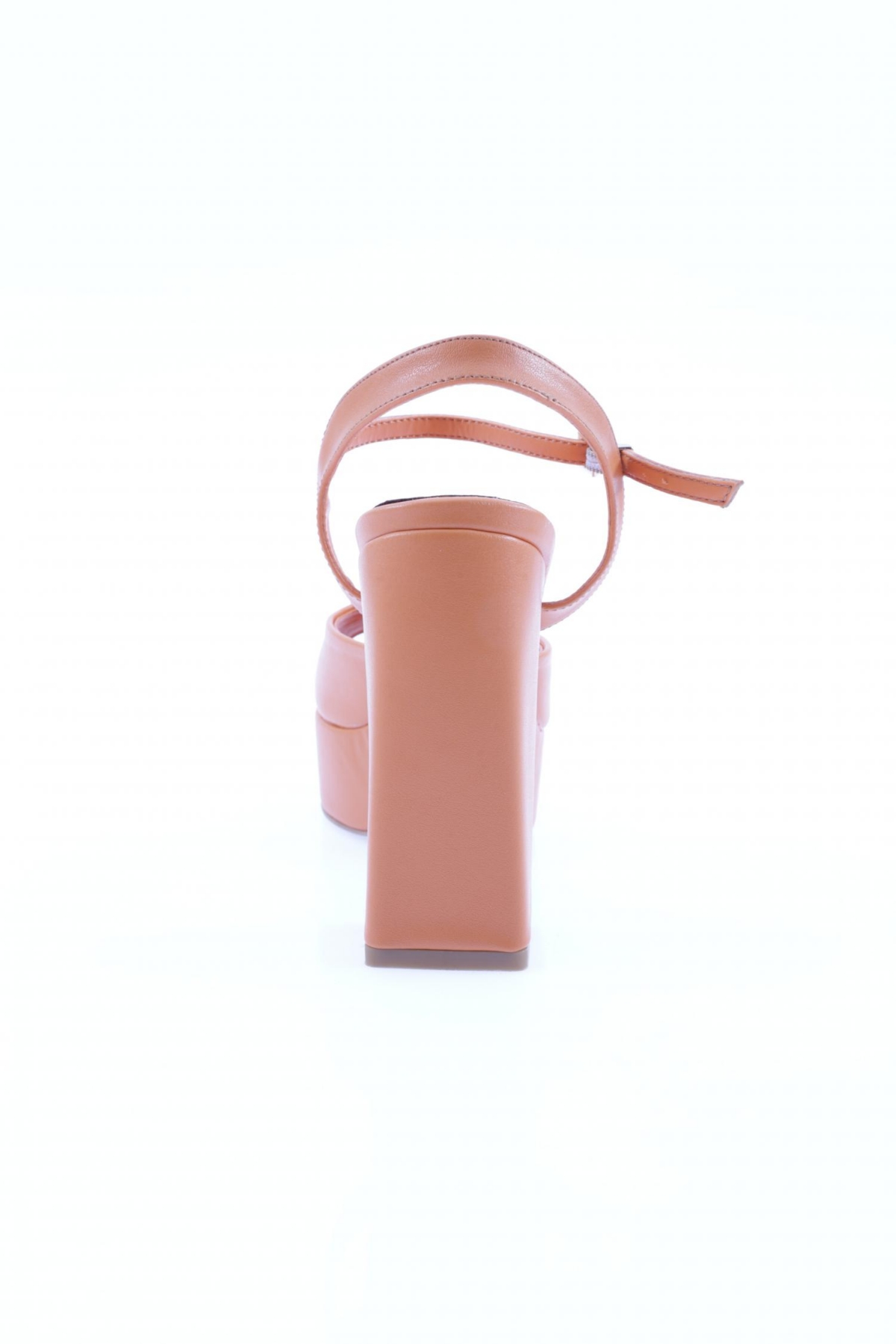 41-23Y Kadin Bilekten Bağli Kalin Taban Topuklu Ayakkabi - Görsel 5