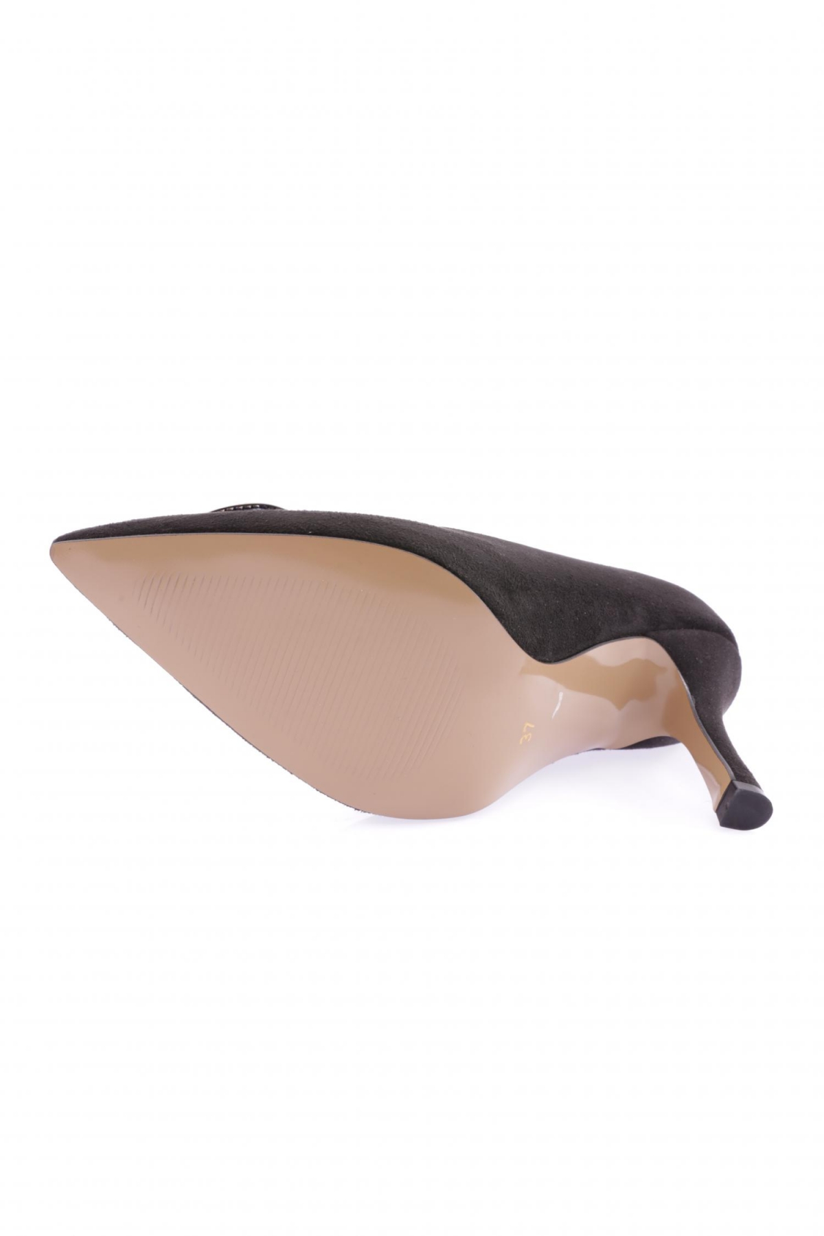 K3115 Kadin Sivri Burun Kristal Taşli Aksesuarli Topuklu Ayakkabi - Görsel 6