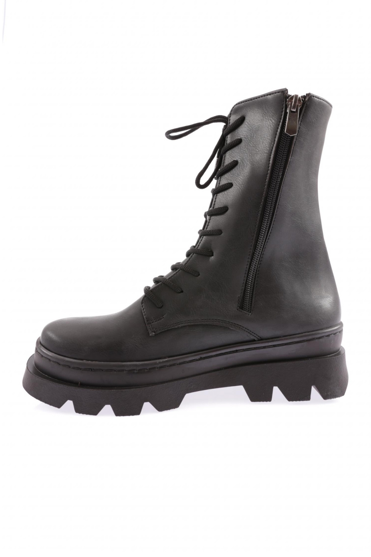 744-22K Kadin Bağcikli Fermuarli Bot - Görsel 4