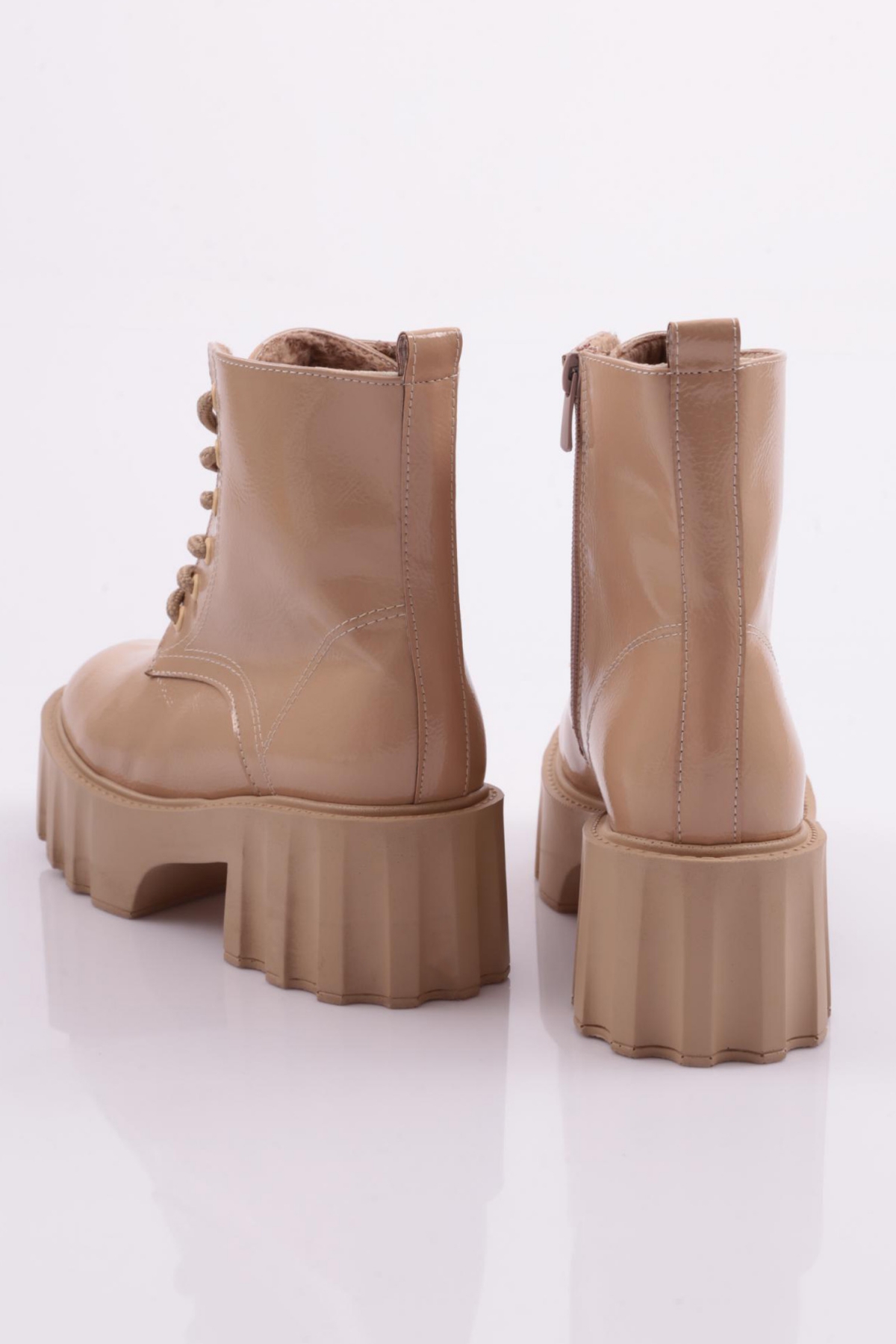 Es801 Kadin Kalin Taban Bağcikli Bot - Görsel 4