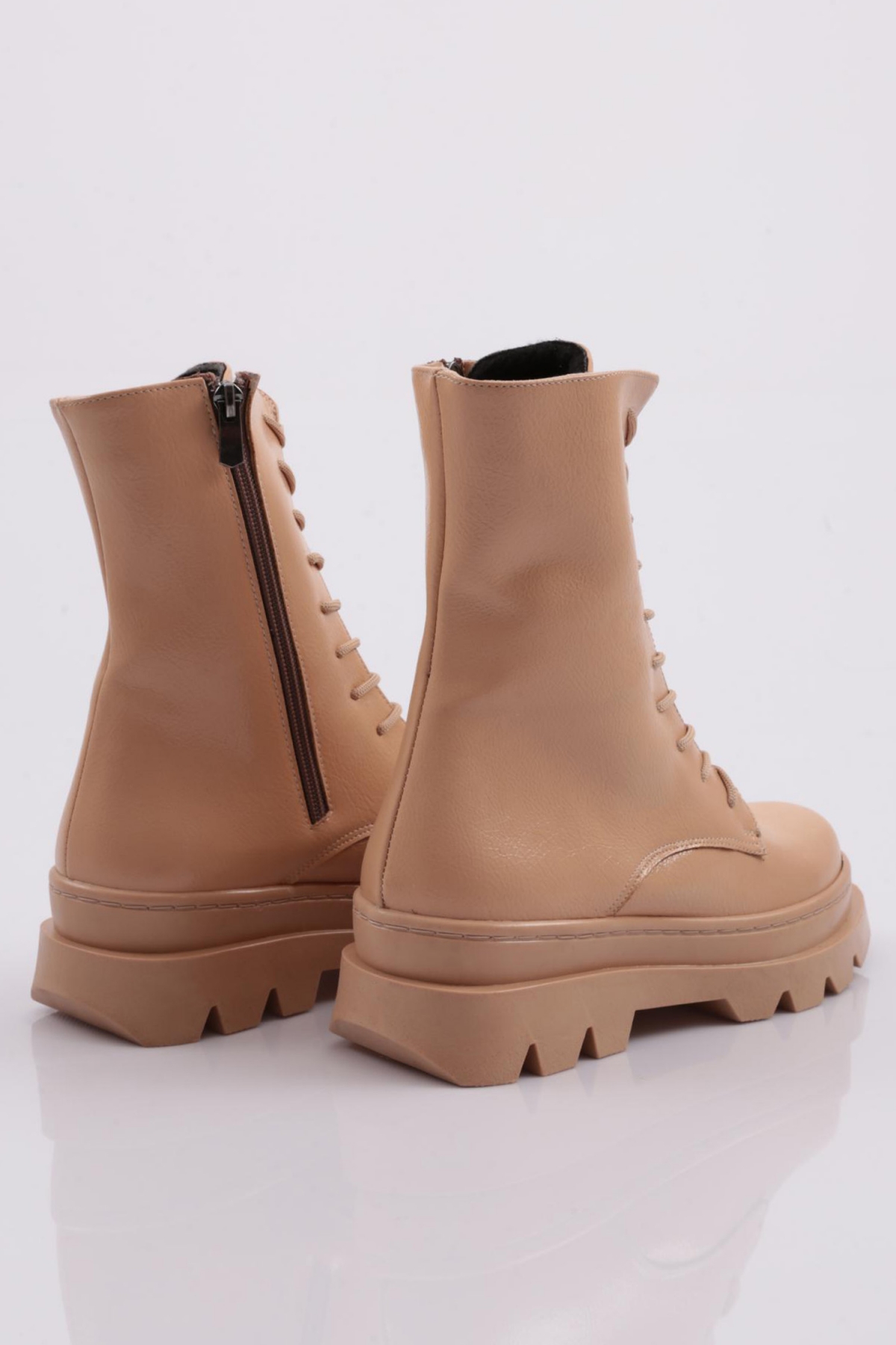 744-22K Kadin Bağcikli Fermuarli Bot - Görsel 4