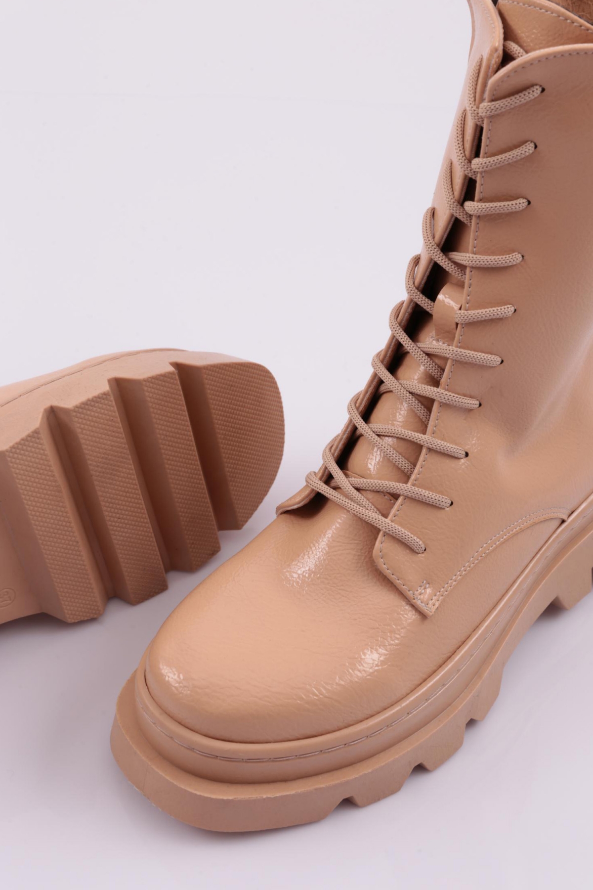 744-22K Kadin Bağcikli Fermuarli Bot - Görsel 5