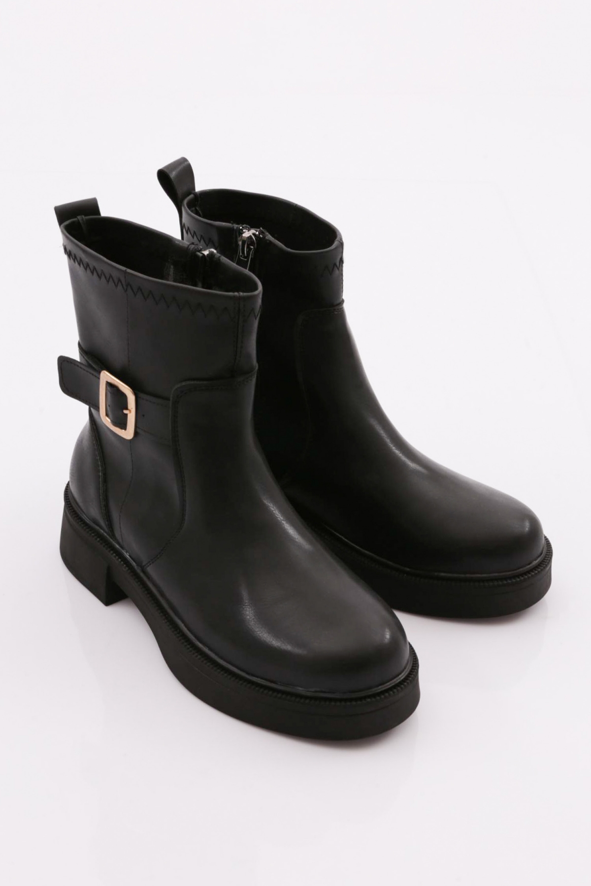 Bts01 Kadin Yani Kemerli Standart Bot - Görsel 3