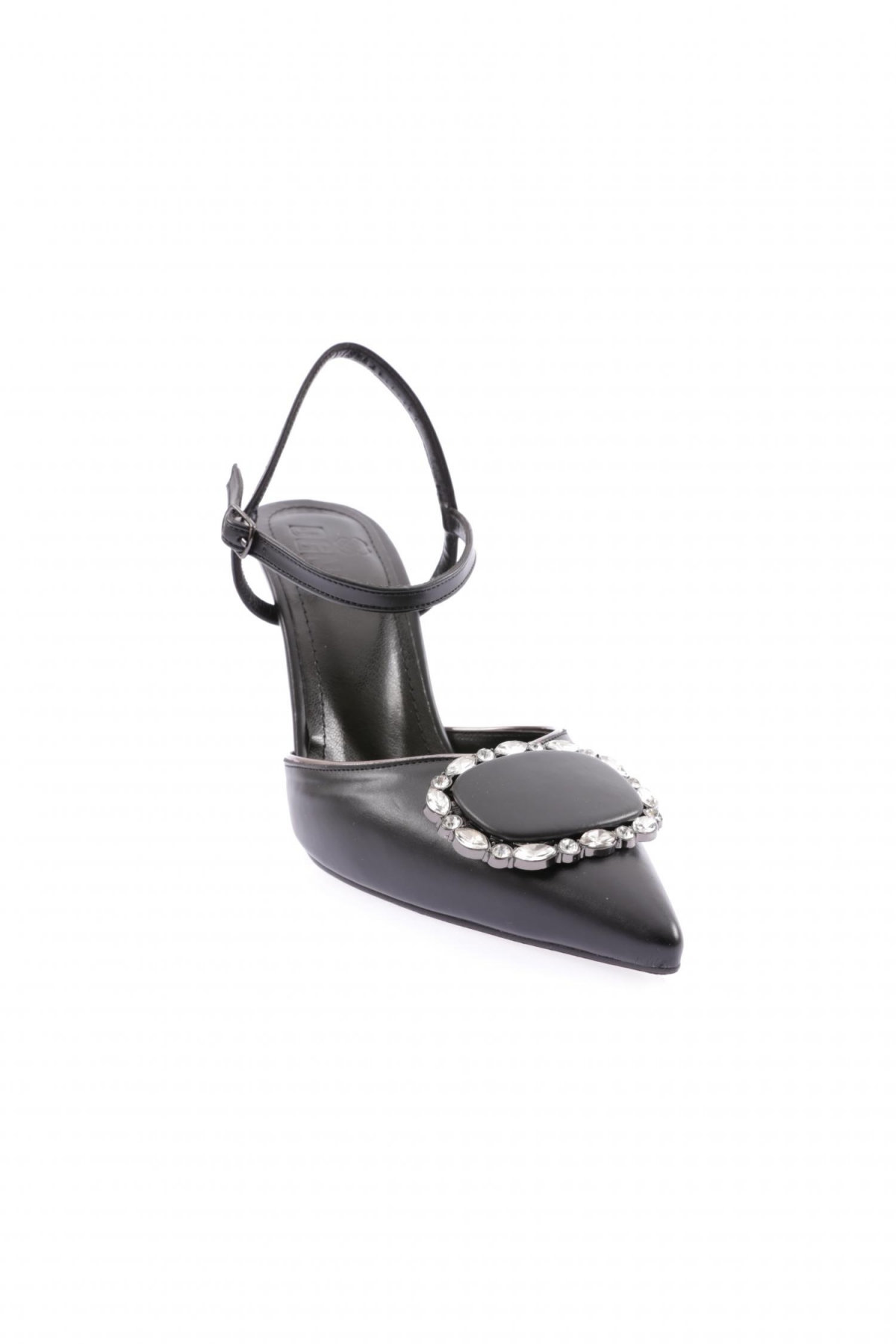 1005-23Y Kadin Kristal Tokali Bilekten Bağli İnce Topuklu Ayakkabi - Görsel 3