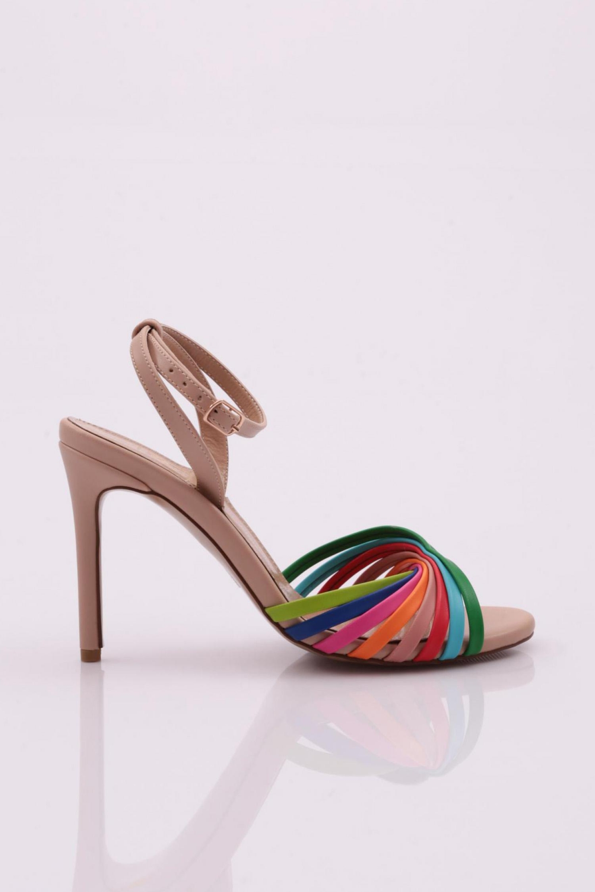 3104 Kadin Bilekten Bağlama Topuklu - Görsel 2