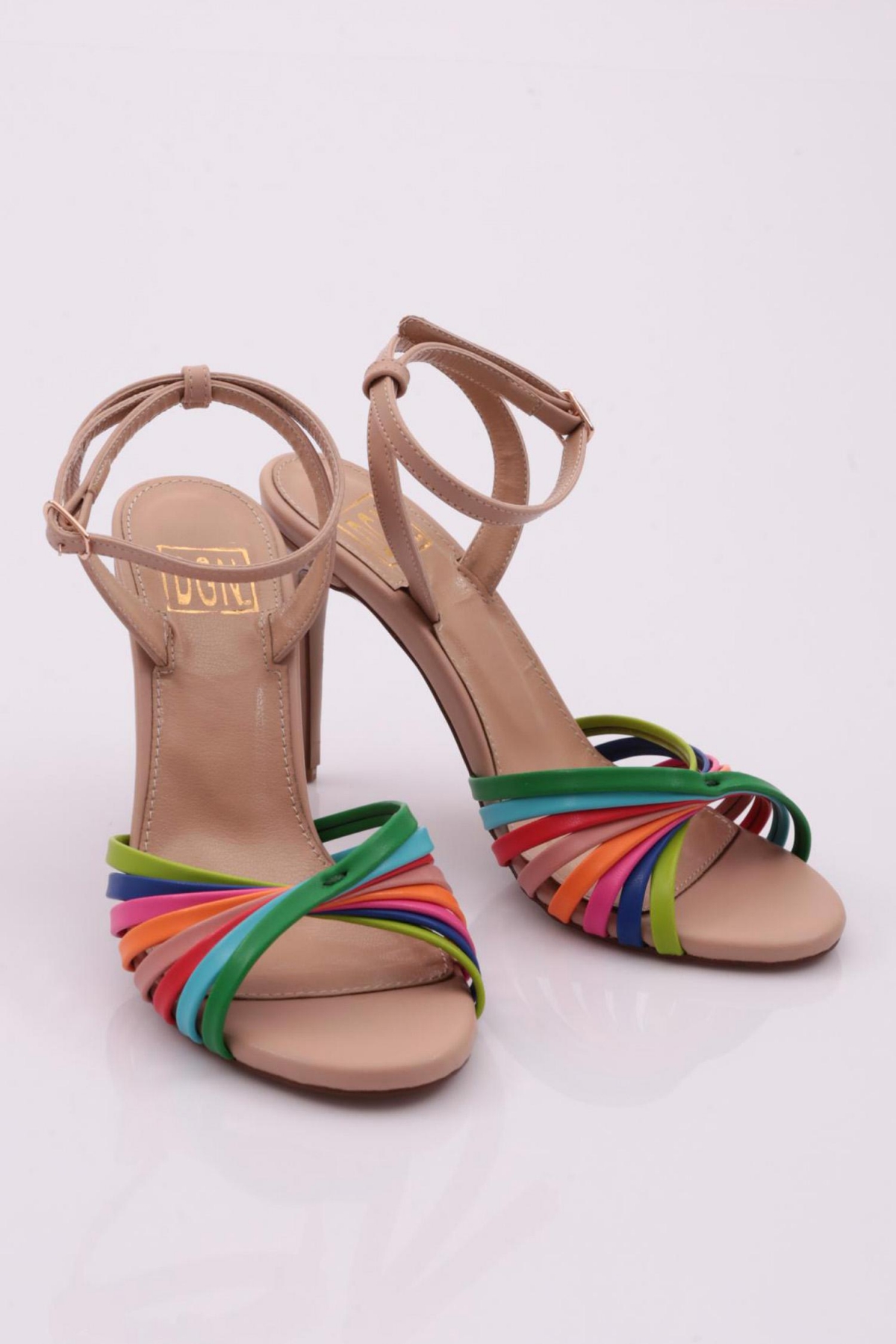 3104 Kadin Bilekten Bağlama Topuklu - Görsel 3