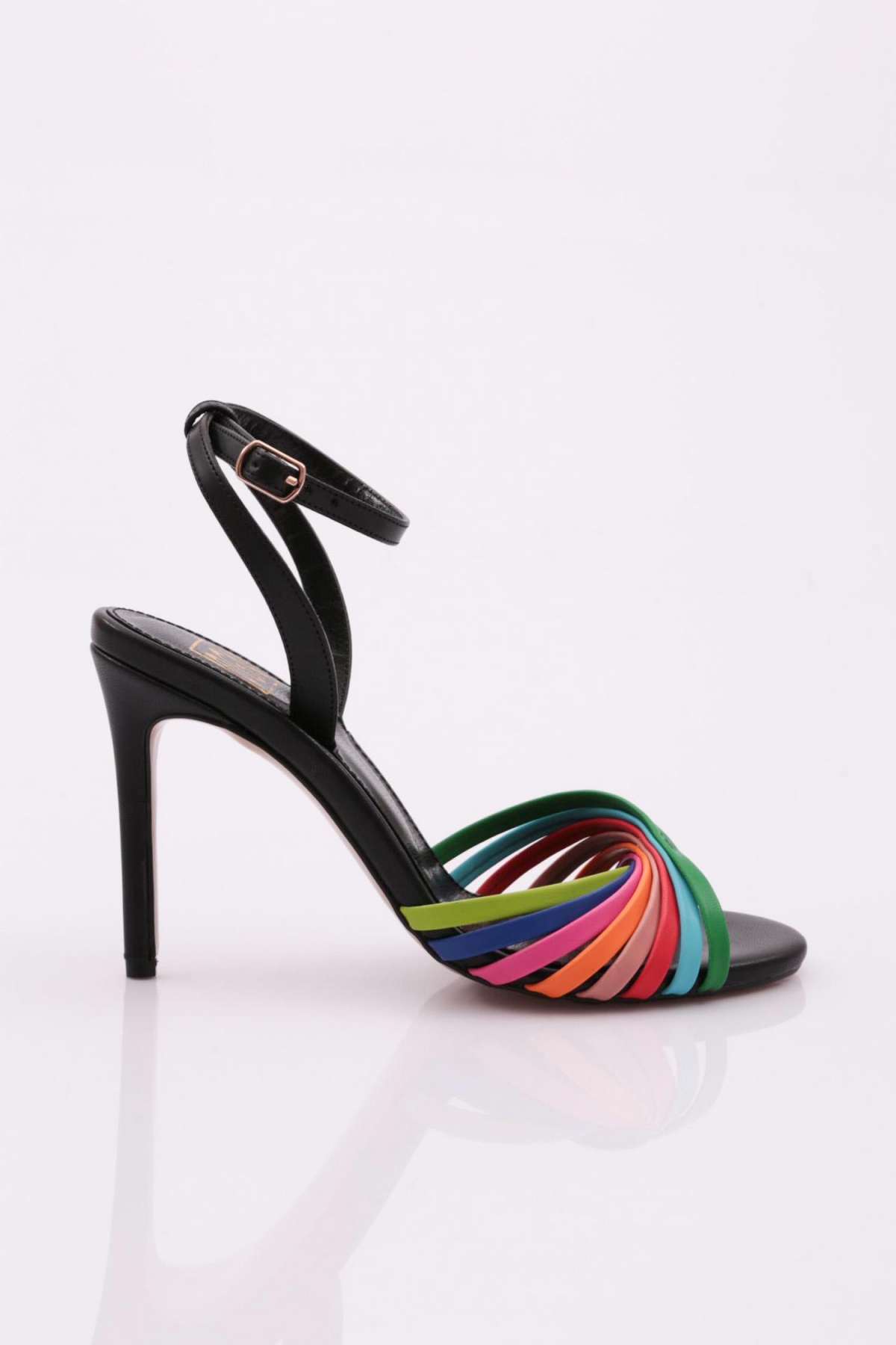 3104 Kadin Bilekten Bağlama Topuklu - Görsel 2