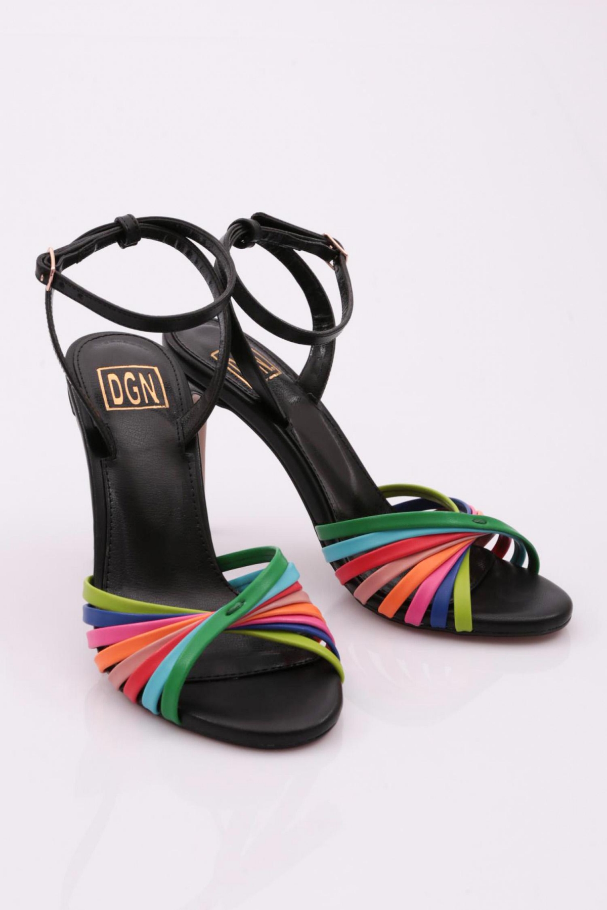 3104 Kadin Bilekten Bağlama Topuklu - Görsel 3