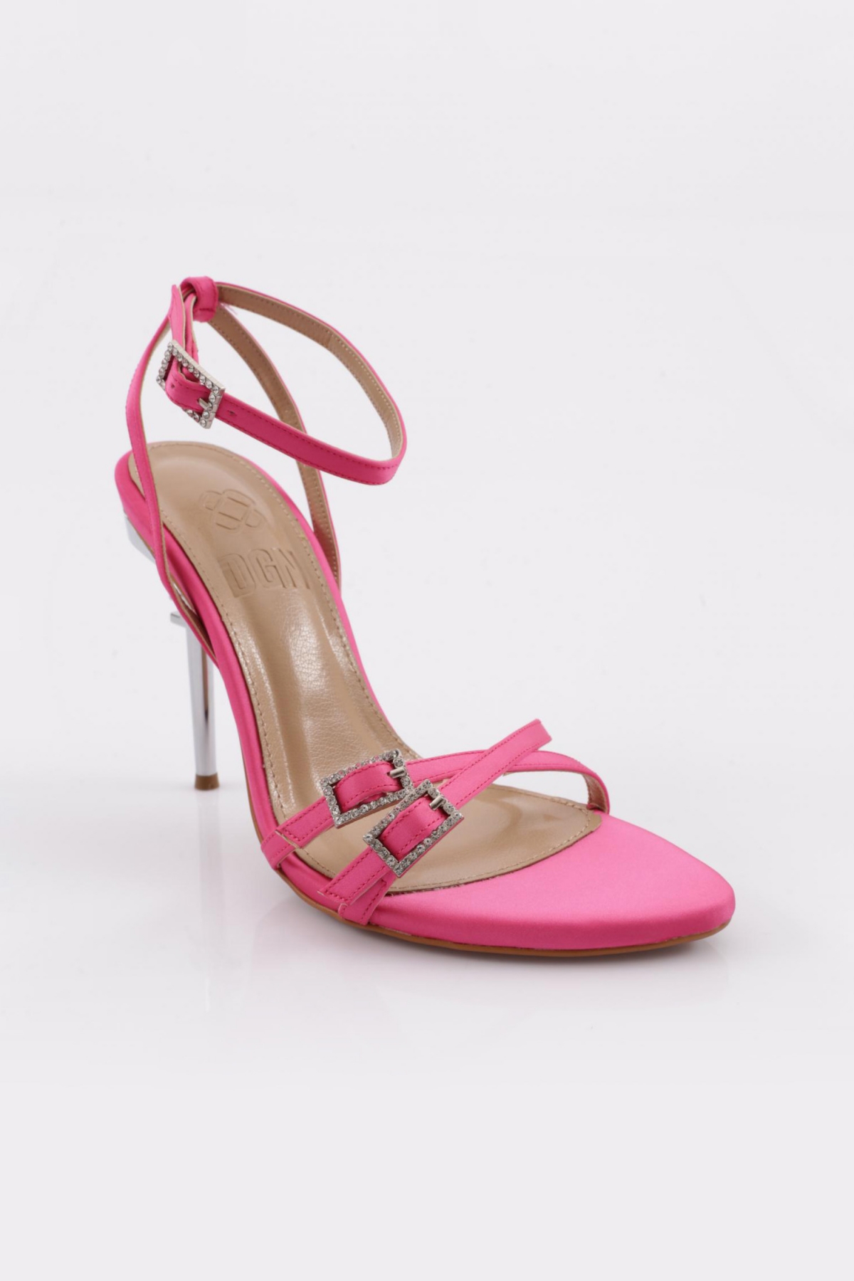 1275 Kadin Tokali Bilekten Bağlama Topuklu Ayakkabi - Görsel 3